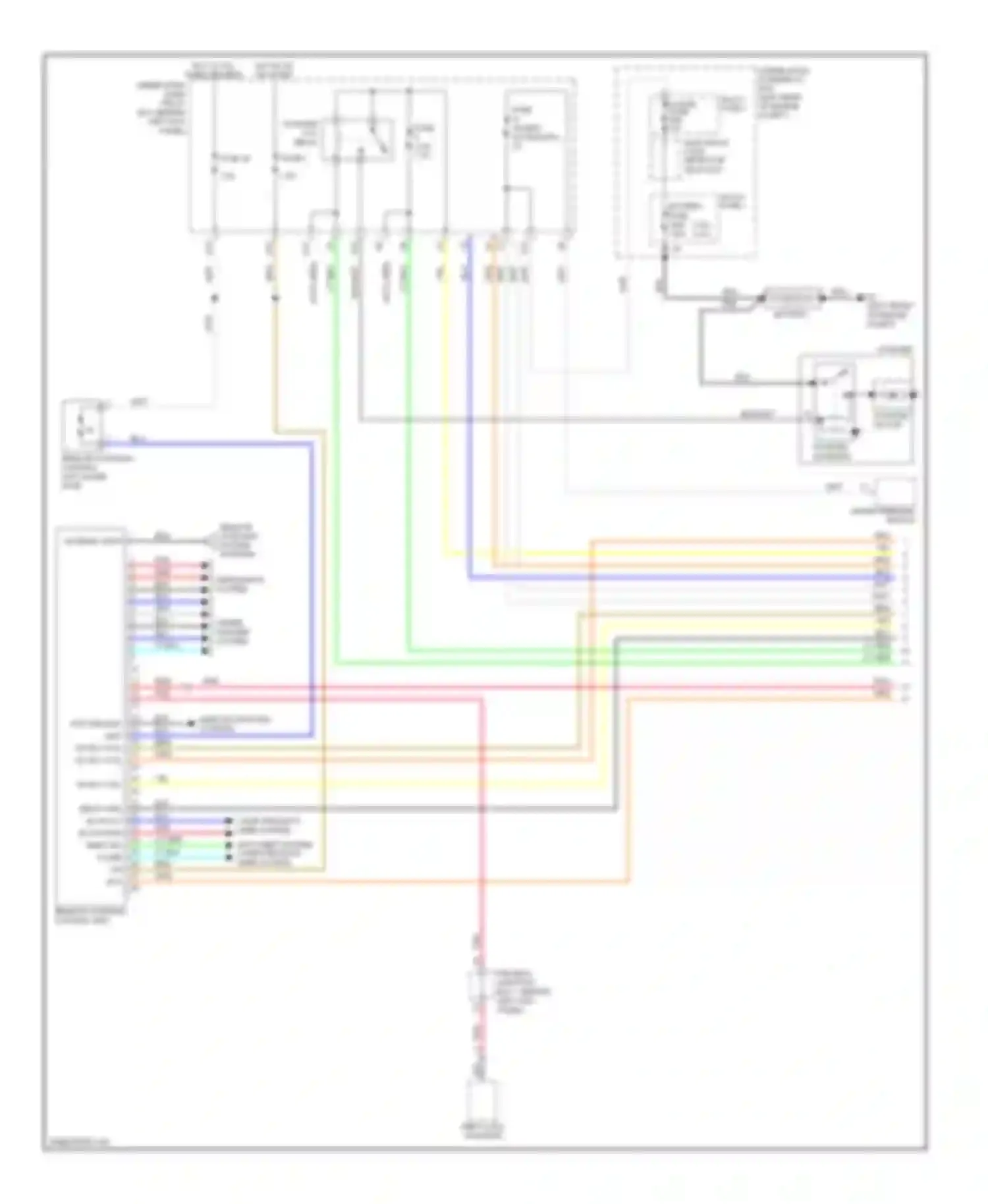 Accord Honda VIII (2007-2011): Remote starting circuit (1 of 2)