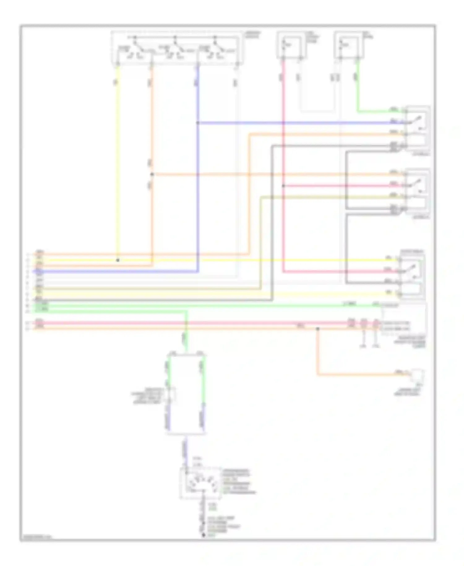Accord Honda VIII (2007-2011): Remote starting circuit (2 of 2)