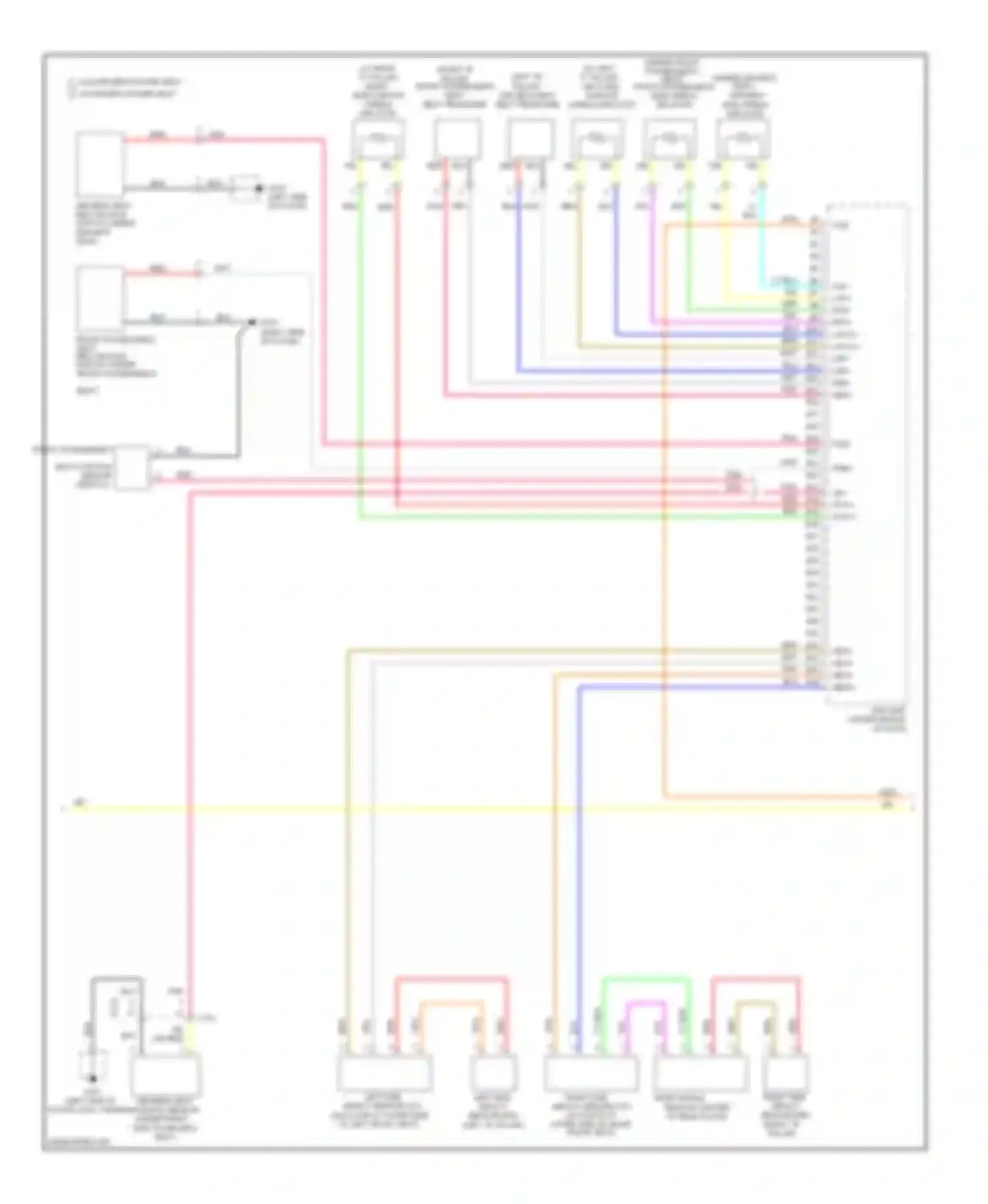 Accord Honda VIII (2007-2011): Supplemental restraints circuit, 2 door (2 of 3)