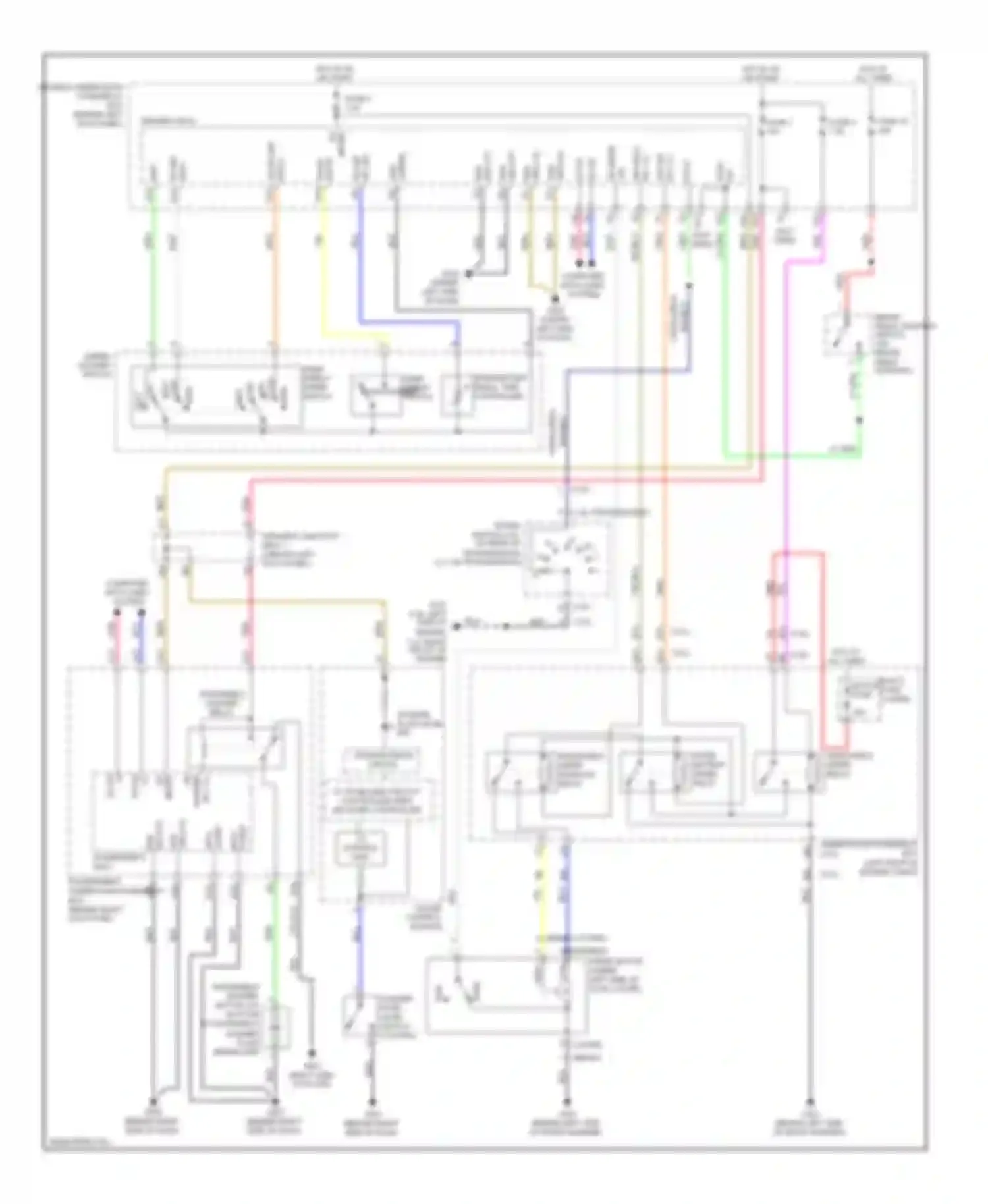 Accord Honda VIII (2007-2011): Wiper/washer circuit