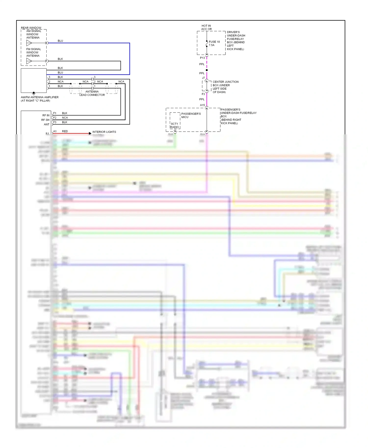 Wiring diagram computer data lines system for Honda Accord VIII (2007-2011) (41 of 62)
