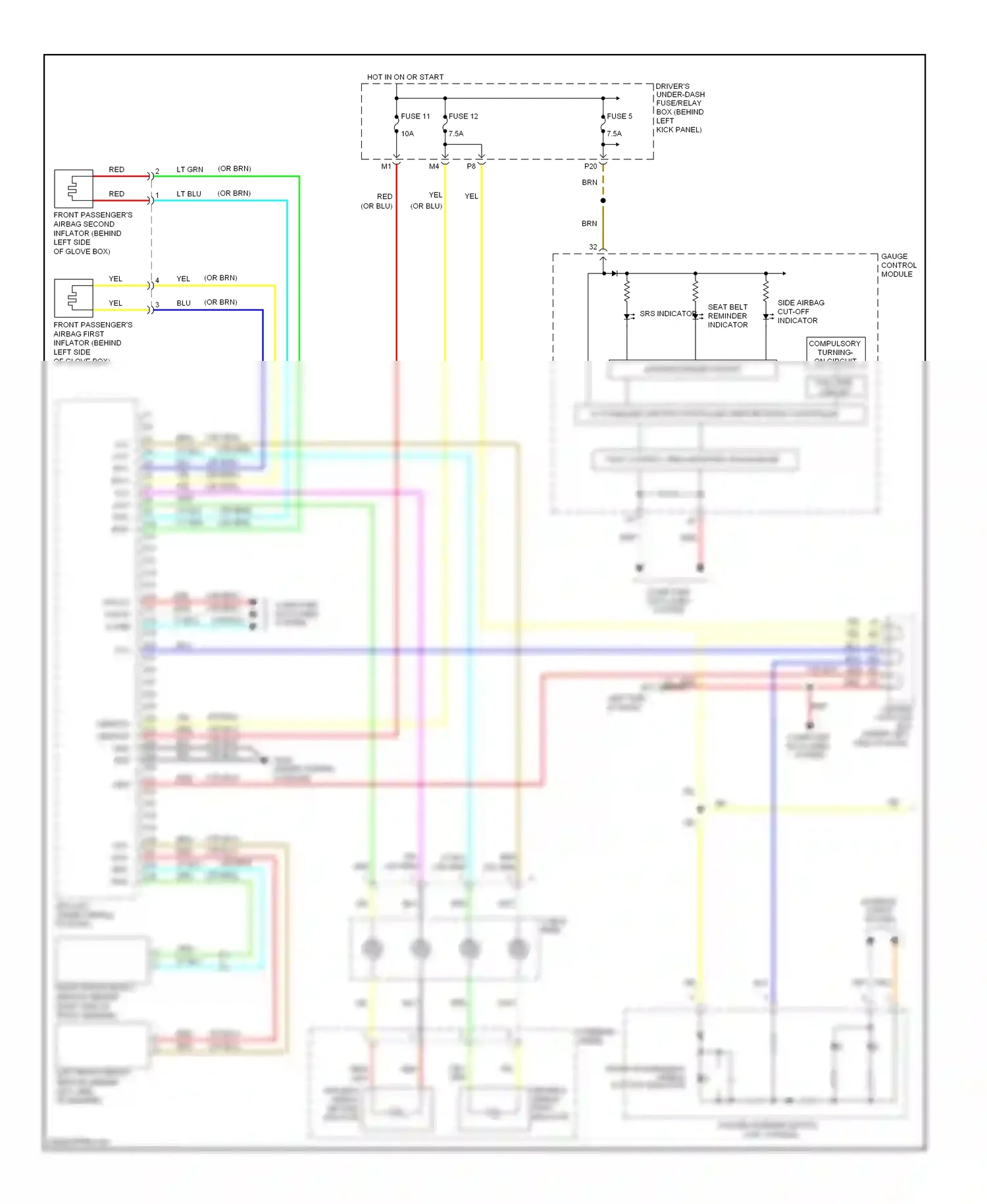 Wiring diagram computer data lines system for Honda Accord VIII (2007-2011) (58 of 62)