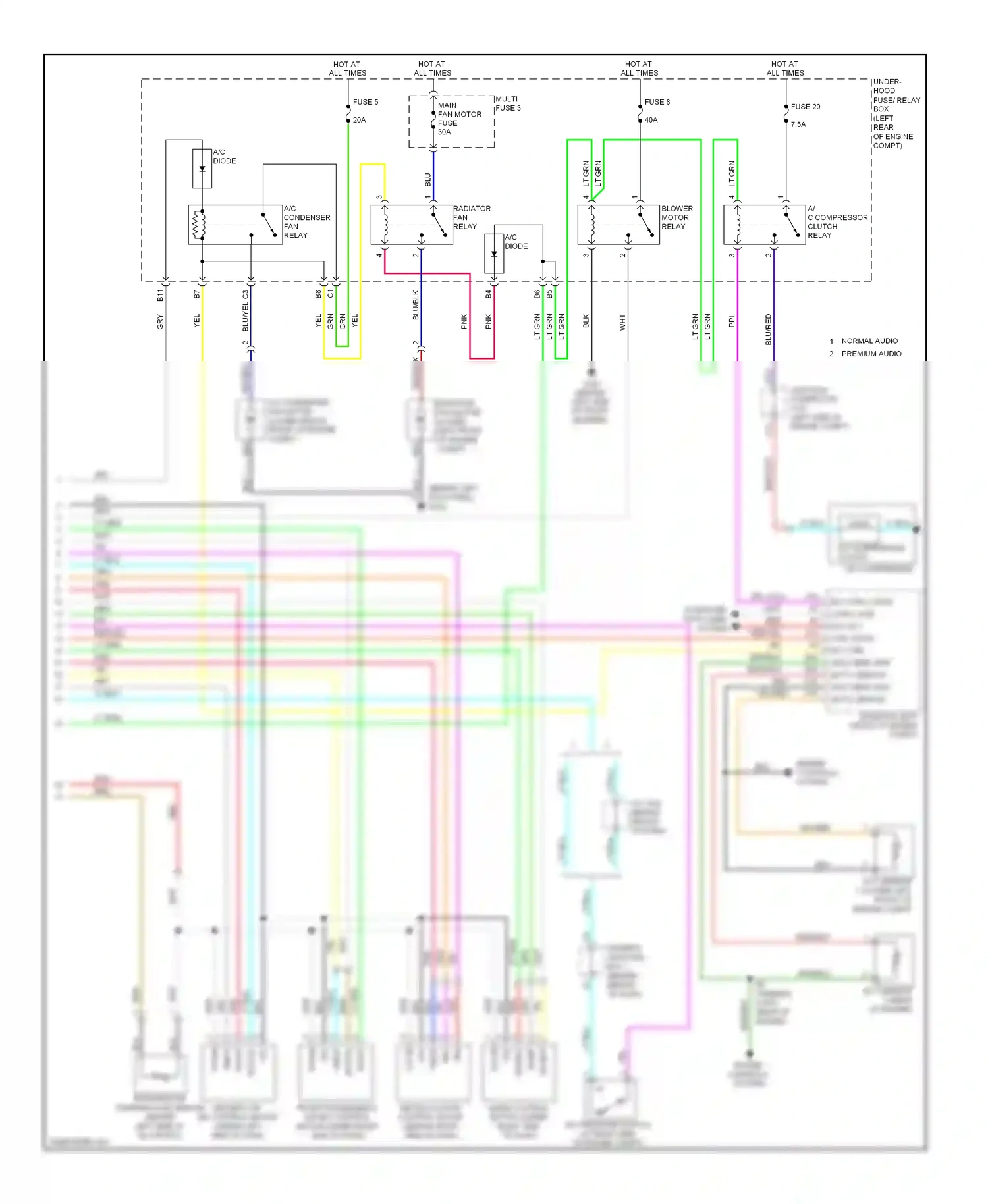 Wiring diagram computer data lines system for Honda Accord VIII (2007-2011) (4 of 62)