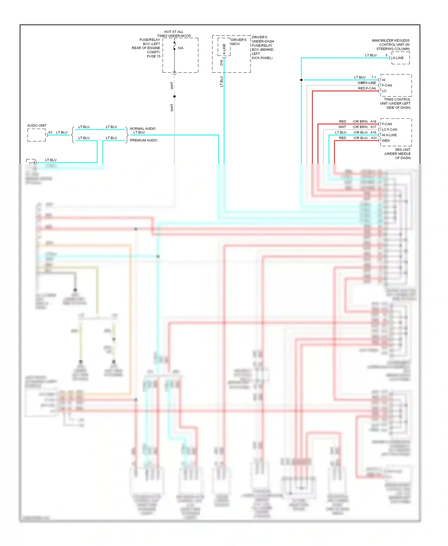 Wiring diagram gauge control module for Honda Accord VIII (2007-2011) (5 of 30)