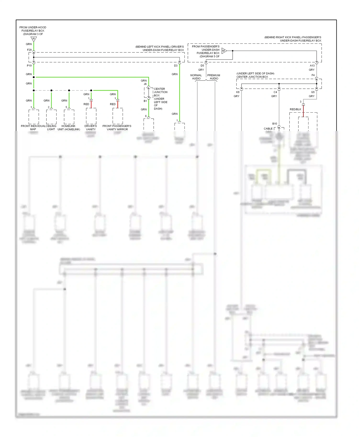 Wiring diagram ignition kry switch/key light for Honda Accord VIII (2007-2011) (1 of 1)
