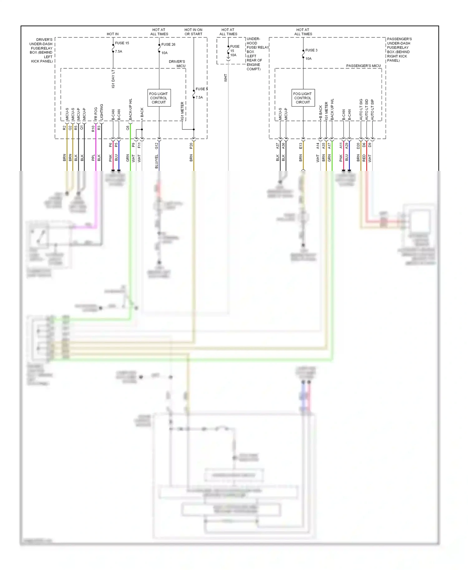Wiring diagram network controller for Honda Accord VIII (2007-2011) (1 of 4)