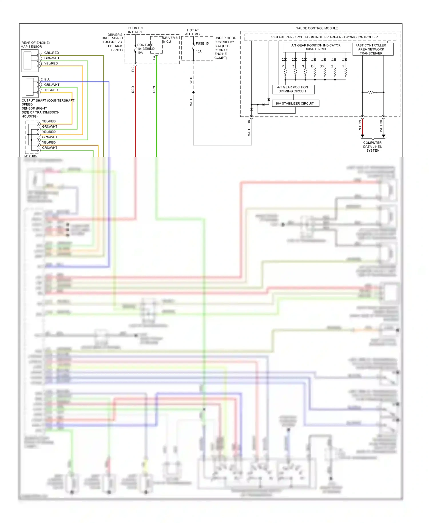 Wiring diagram pg 2 for Honda Accord VIII (2007-2011) (1 of 2)