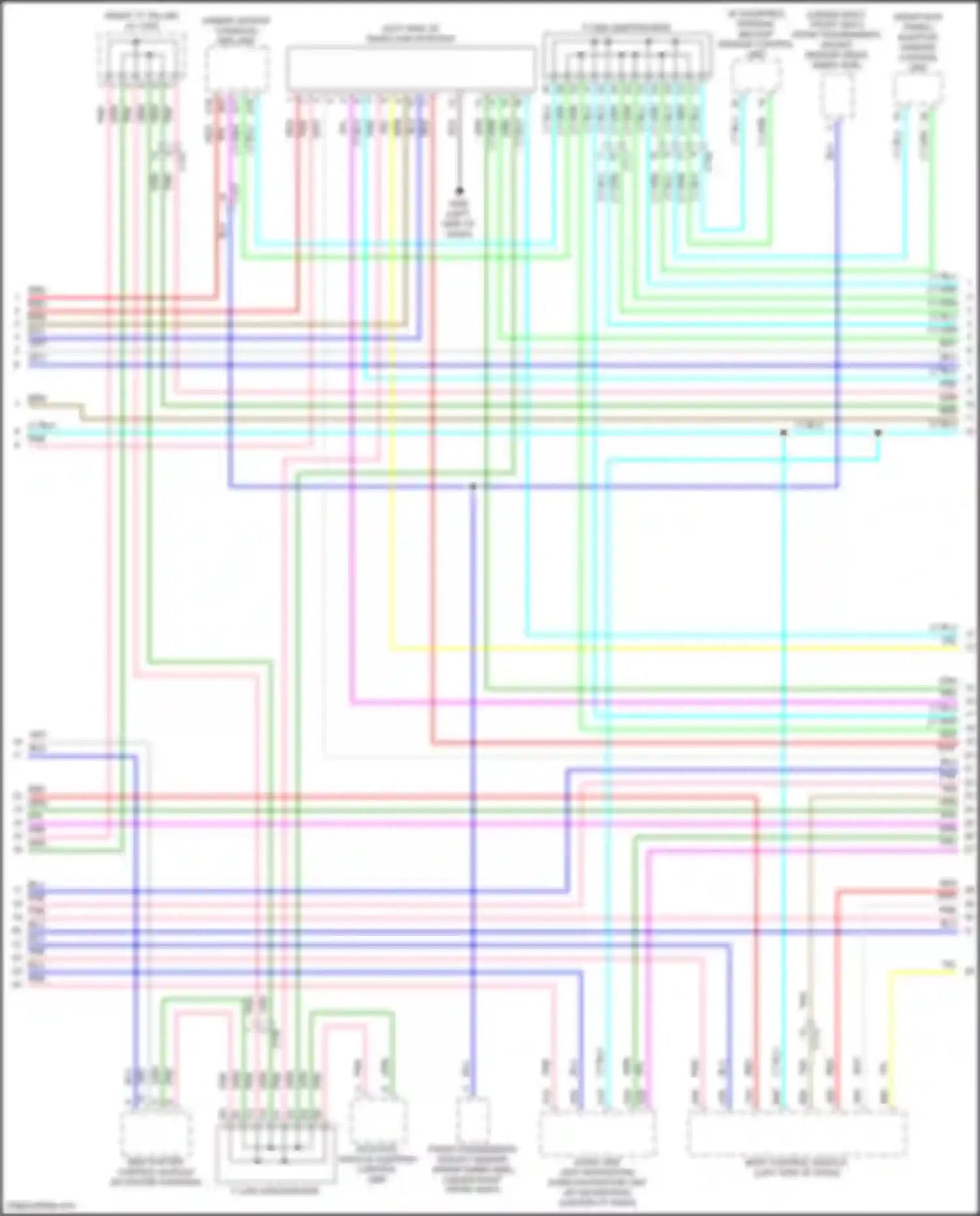 Accord Honda X facelift (2020-2023): Computer data lines circuit, hybrid (2 of 4)