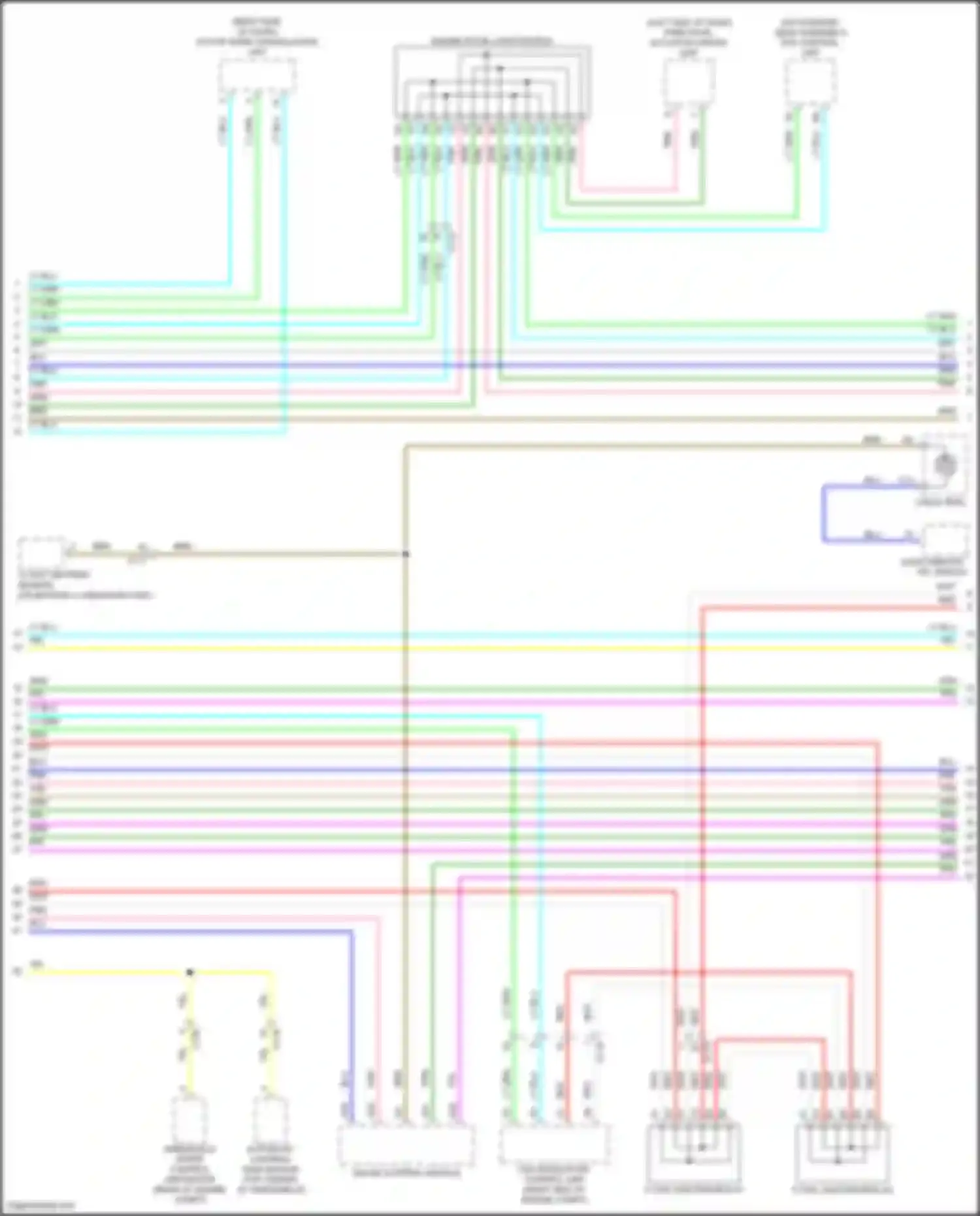 Accord Honda X facelift (2020-2023): Computer data lines circuit, hybrid (3 of 4)