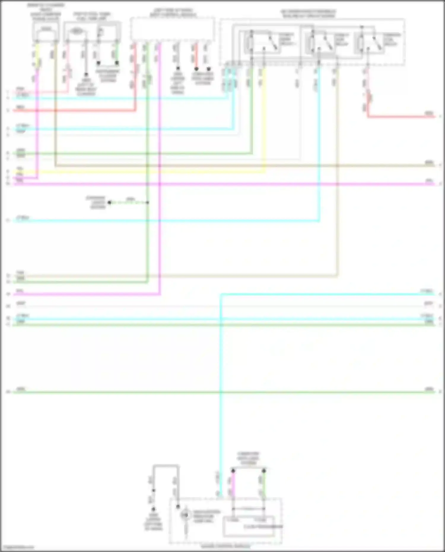 Accord Honda X facelift (2020-2023): Wiring diagram engine performance 1.5l turbo (2 of 6)