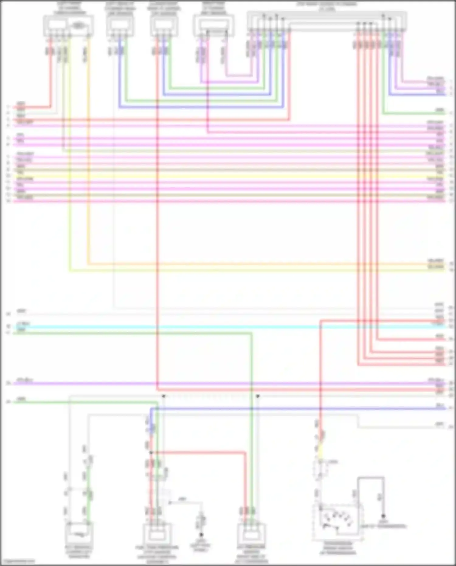 Accord Honda X facelift (2020-2023): Wiring diagram engine performance 1.5l turbo (4 of 6)