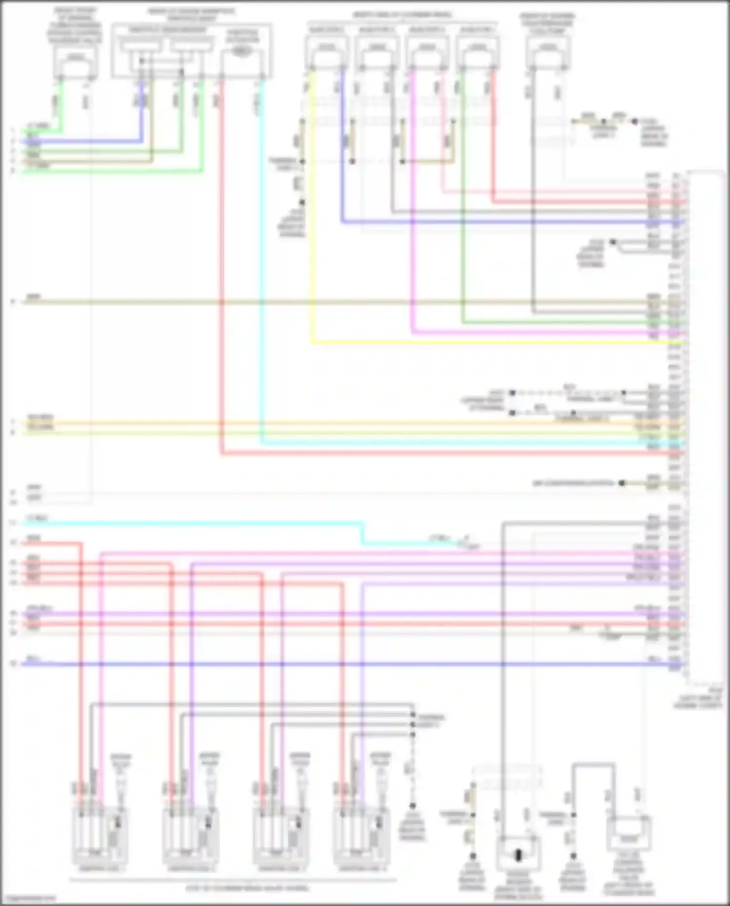 Accord Honda X facelift (2020-2023): Wiring diagram engine performance 1.5l turbo (6 of 6)