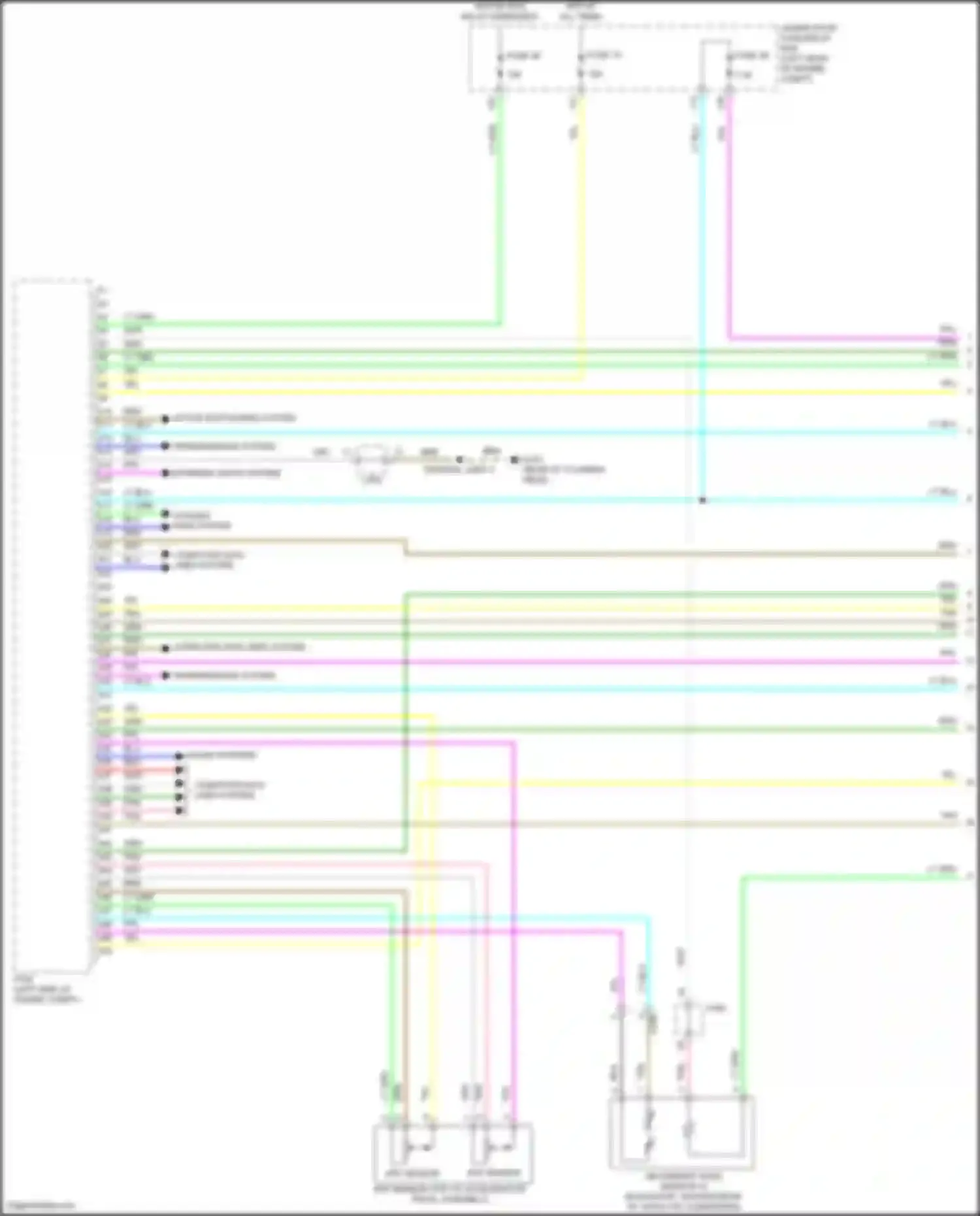 Accord Honda X facelift (2020-2023): Wiring diagram engine performance 2.0l hybrid, engine controls circuit (1 of 8)