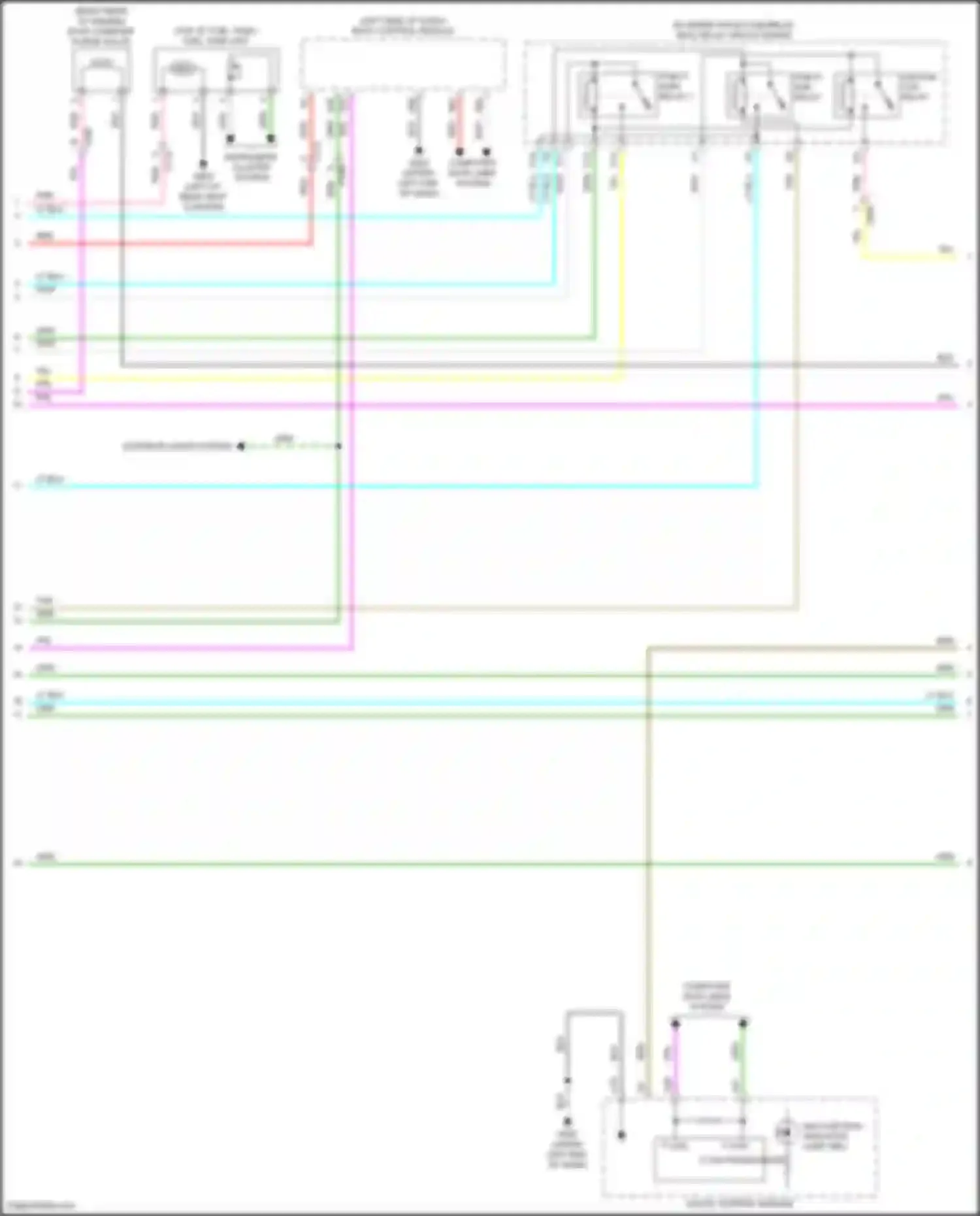 Accord Honda X facelift (2020-2023): Wiring diagram engine performance 2.0l turbo (2 of 6)