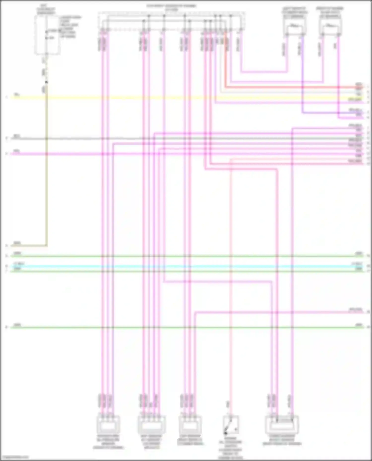 Accord Honda X facelift (2020-2023): Wiring diagram engine performance 2.0l turbo (3 of 6)