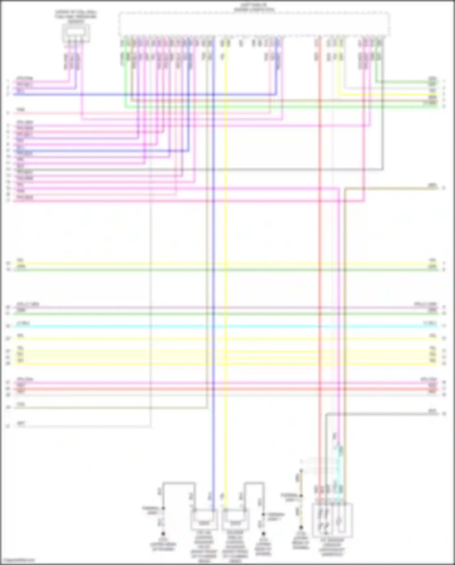 Accord Honda X facelift (2020-2023): Wiring diagram engine performance 2.0l turbo (5 of 6)