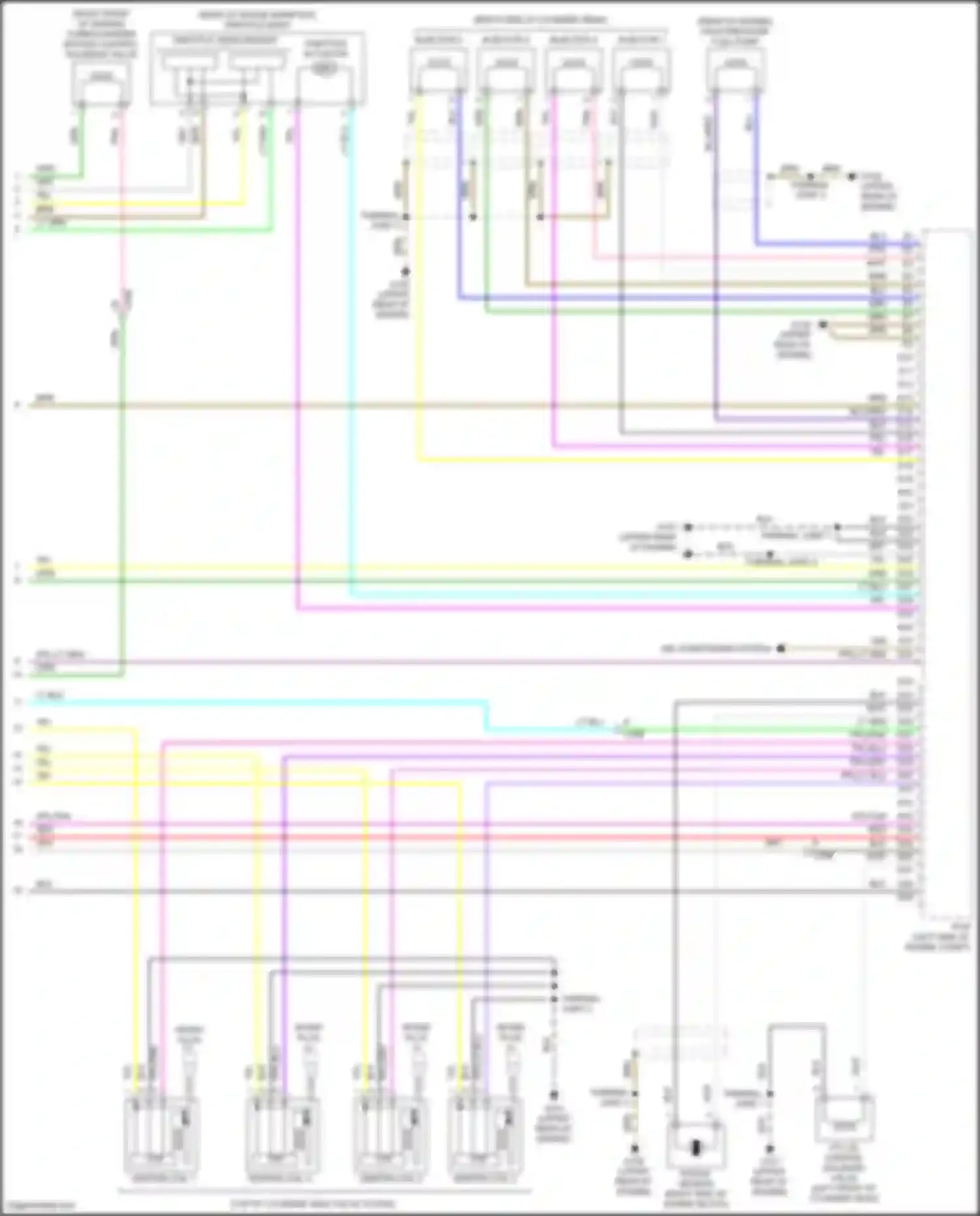 Accord Honda X facelift (2020-2023): Wiring diagram engine performance 2.0l turbo (6 of 6)