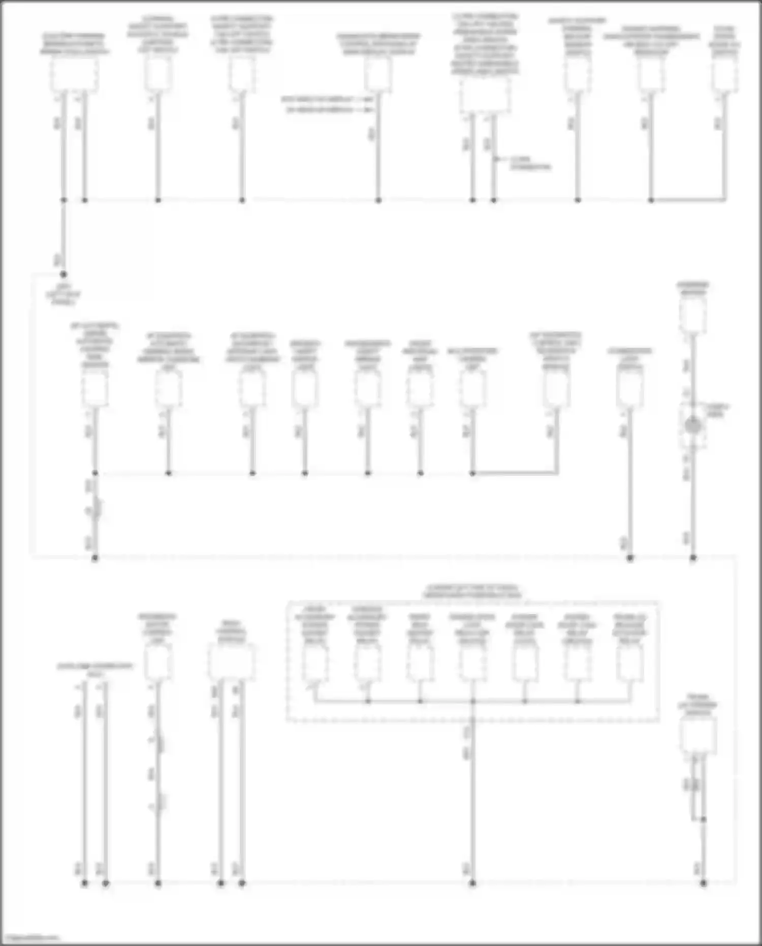 Accord Honda X facelift (2020-2023): Ground distribution circuit, hybrid (3 of 5)
