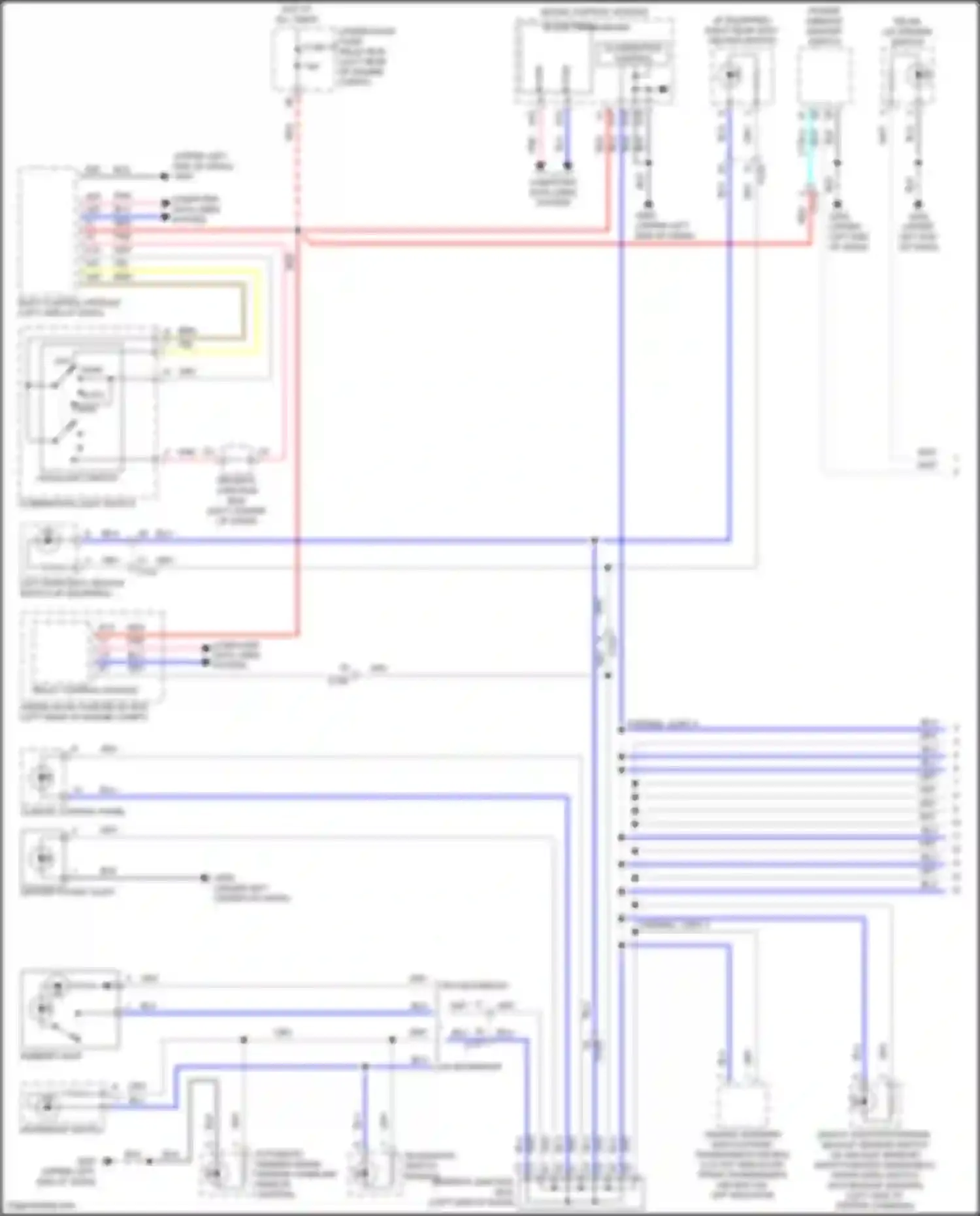 Accord Honda X facelift (2020-2023): Instrument illumination circuit, except hybrid (1 of 2)
