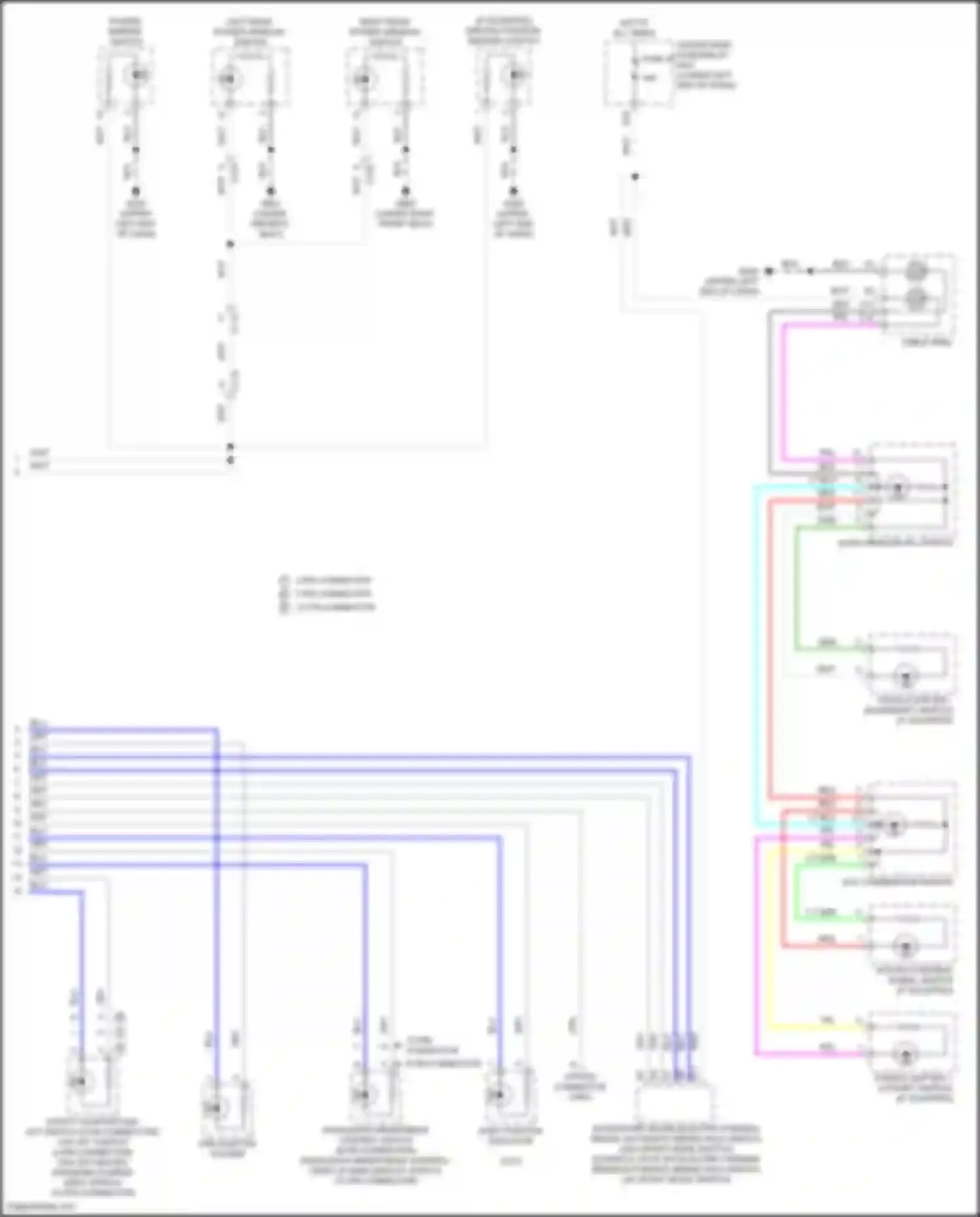 Accord Honda X facelift (2020-2023): Instrument illumination circuit, except hybrid (2 of 2)