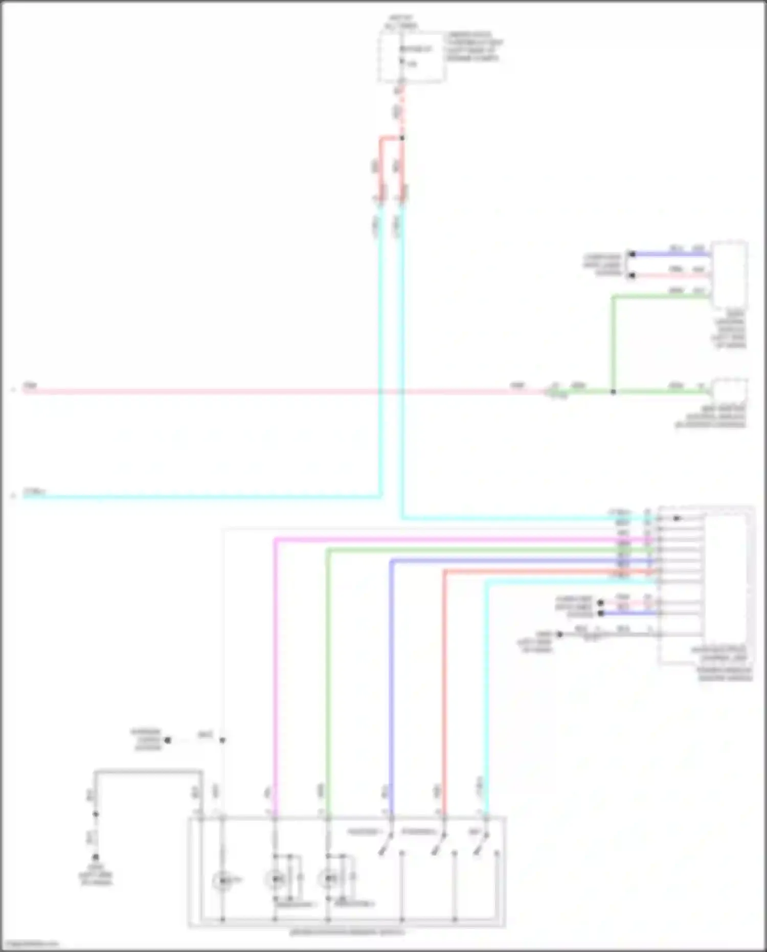 Accord Honda X facelift (2020-2023): Memory systems circuit, hybrid (2 of 2)