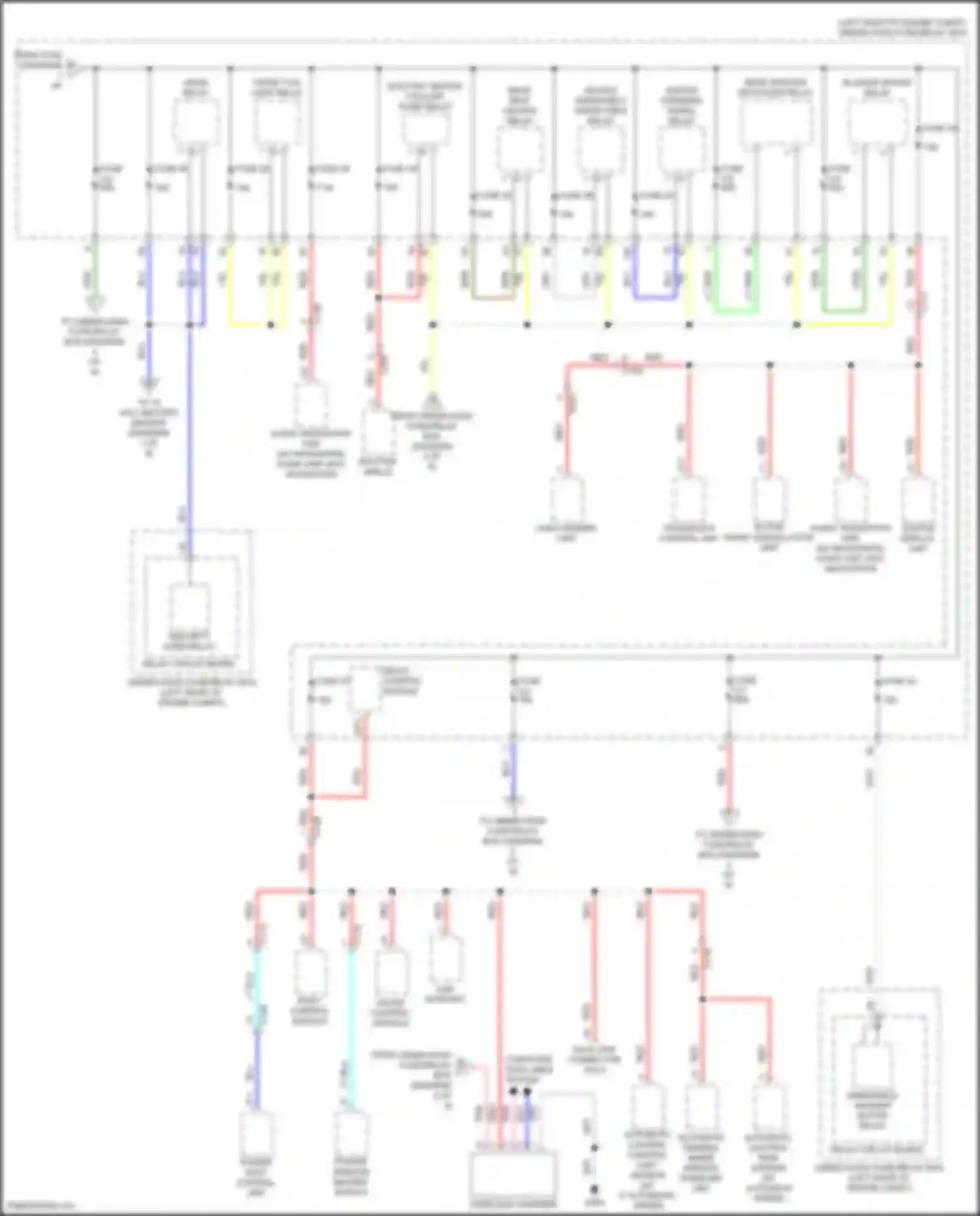 Accord Honda X facelift (2020-2023): Power distribution circuit, hybrid (2 of 6)