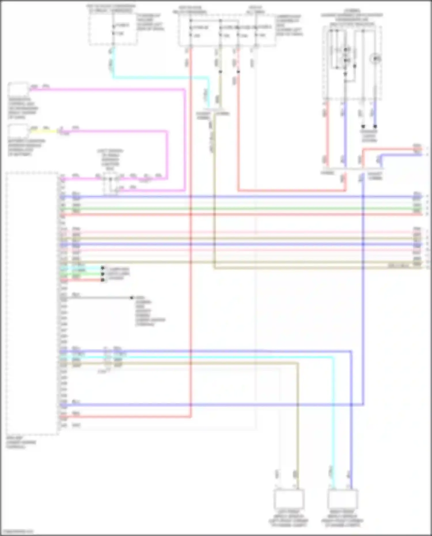 Accord Honda X facelift (2020-2023): Supplemental restraints circuit (1 of 3)