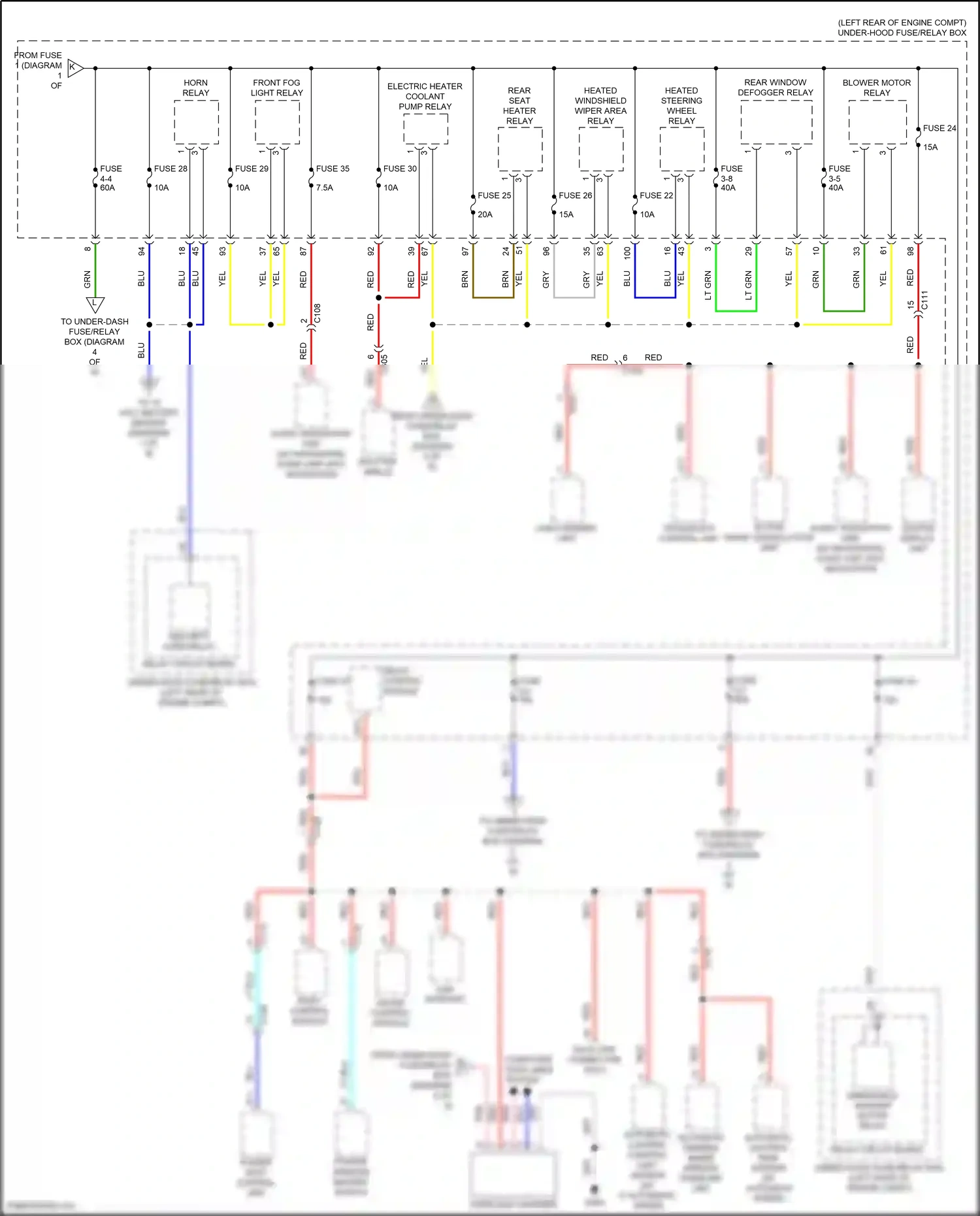 Wiring diagram automatic lighting control unit-sensor for Honda Accord X facelift (2020-2023) (4 of 4)