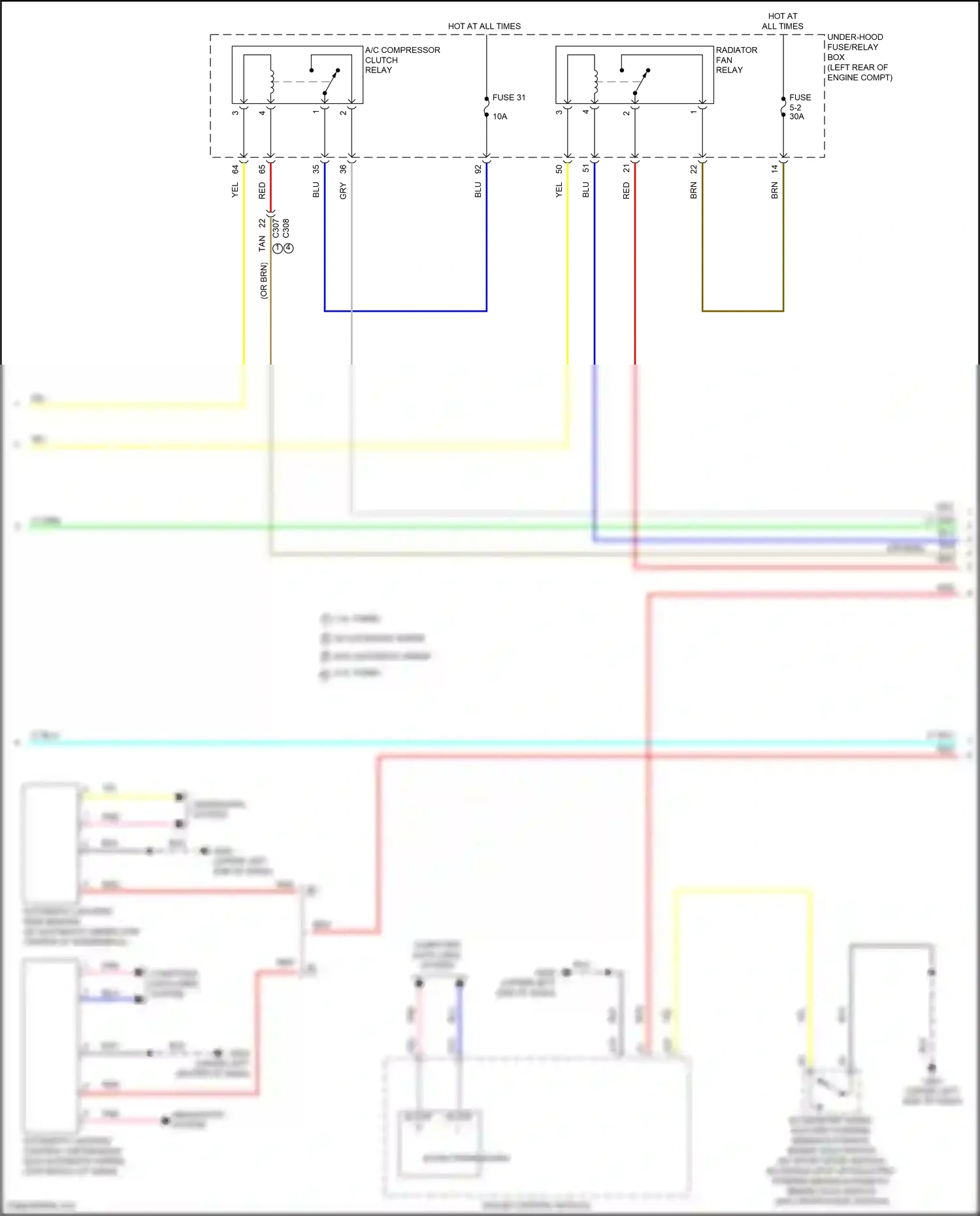 Wiring diagram automatic lighting control unit/sensor for Honda Accord X facelift (2020-2023) (1 of 6)