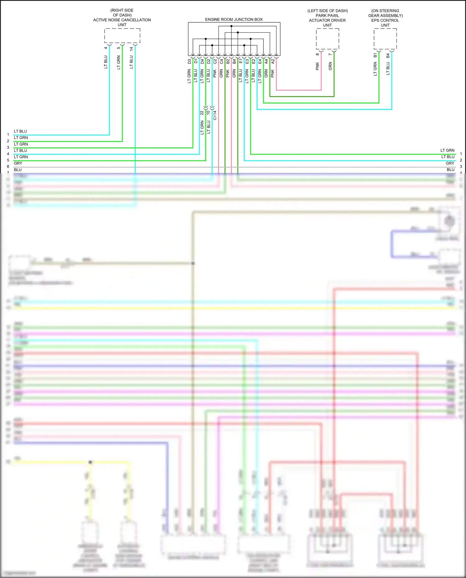 Wiring diagram automatic lighting/ rain sensor for Honda Accord X facelift (2020-2023) (4 of 9)