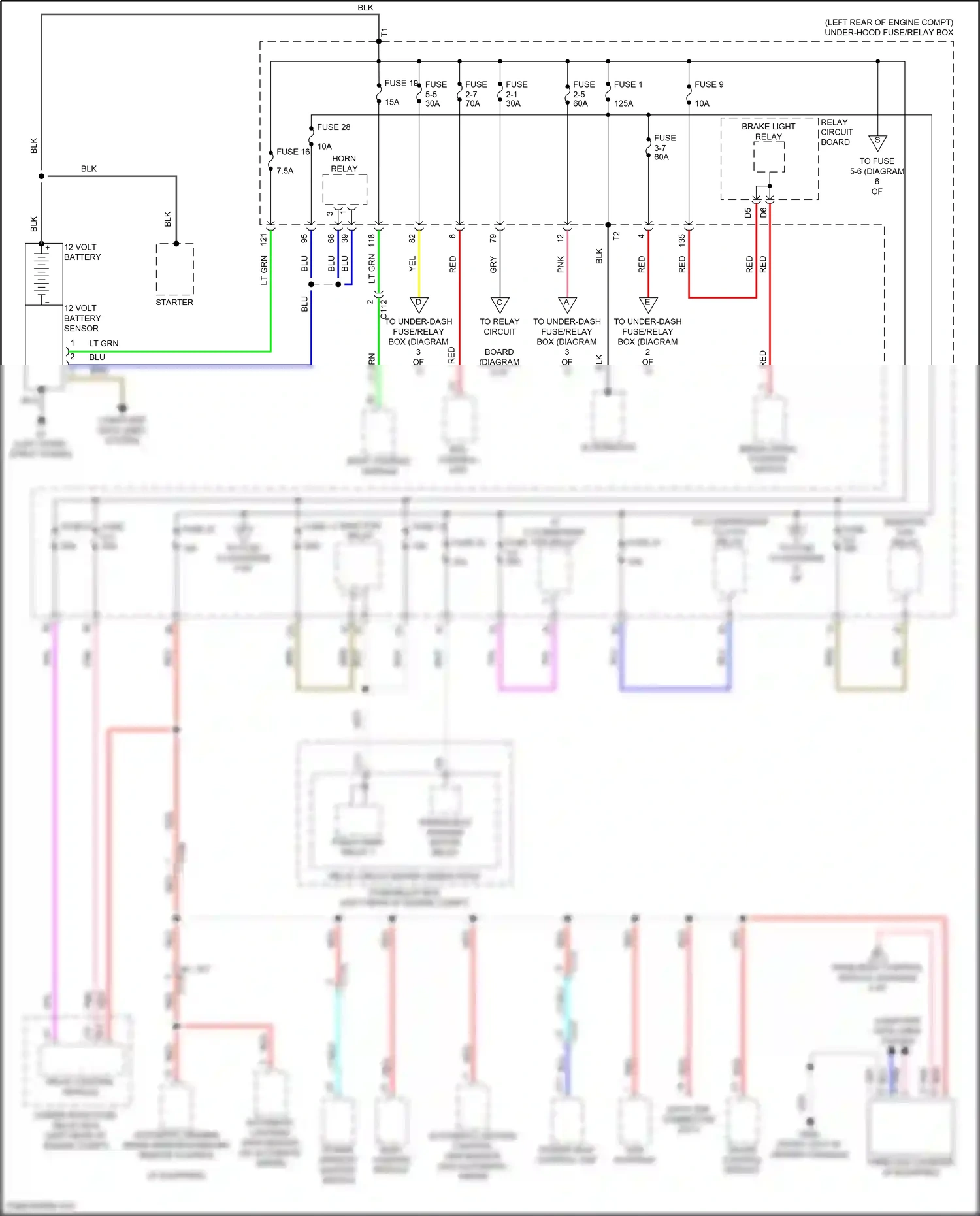 Wiring diagram computer data lines system for Honda Accord X facelift (2020-2023) (17 of 129)