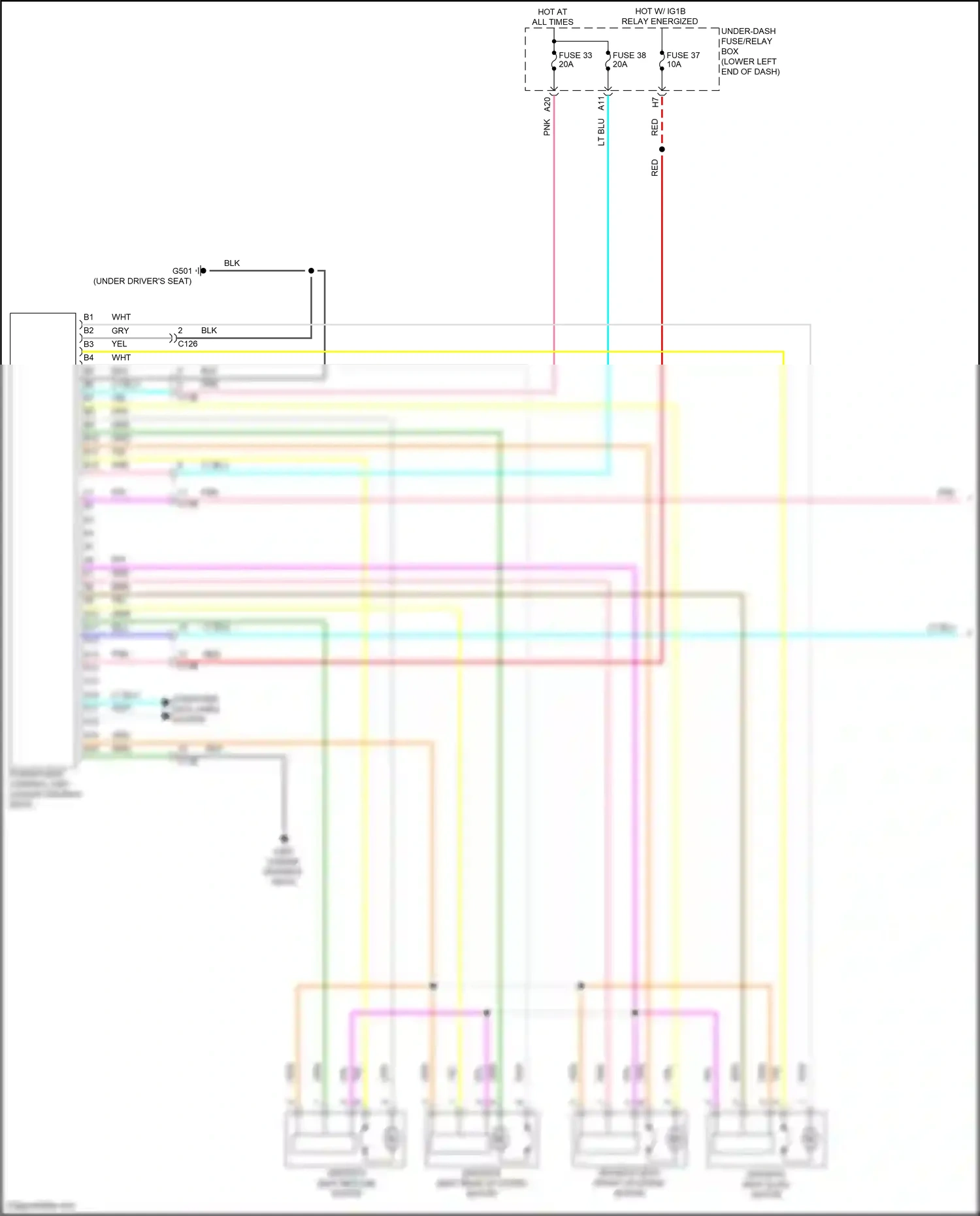 Wiring diagram computer data lines system for Honda Accord X facelift (2020-2023) (38 of 129)