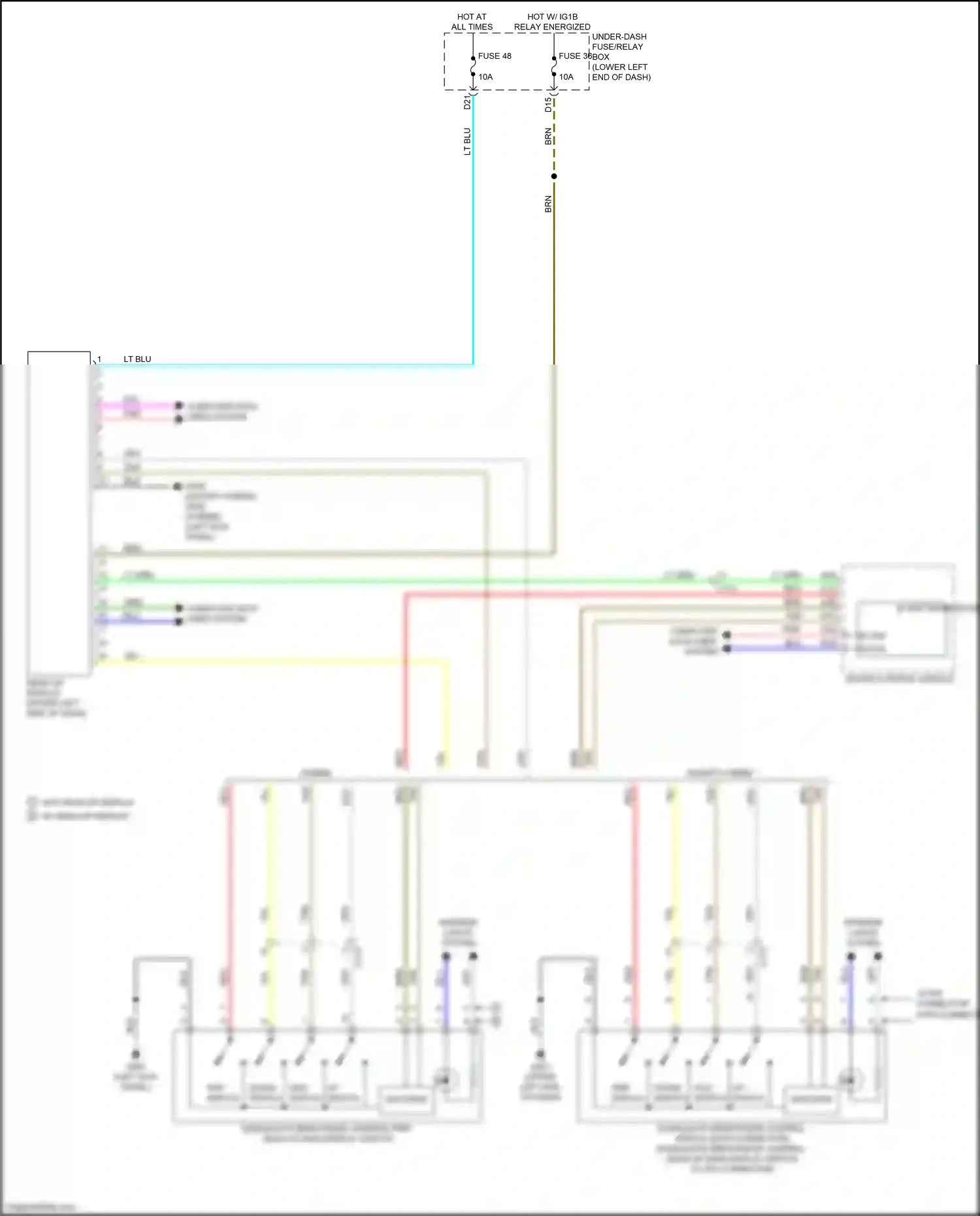 Wiring diagram computer data lines system for Honda Accord X facelift (2020-2023) (1 of 129)