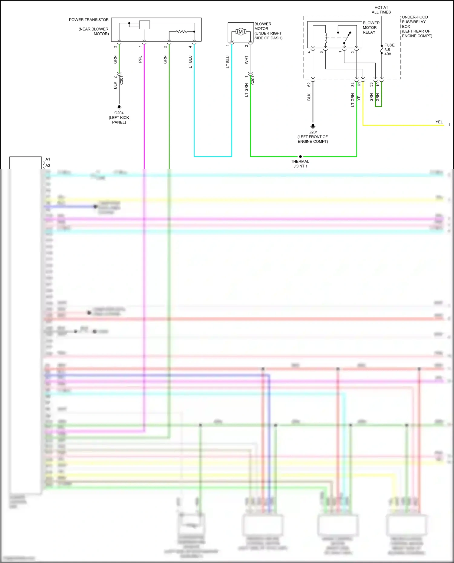 Wiring diagram computer data lines system for Honda Accord X facelift (2020-2023) (14 of 129)