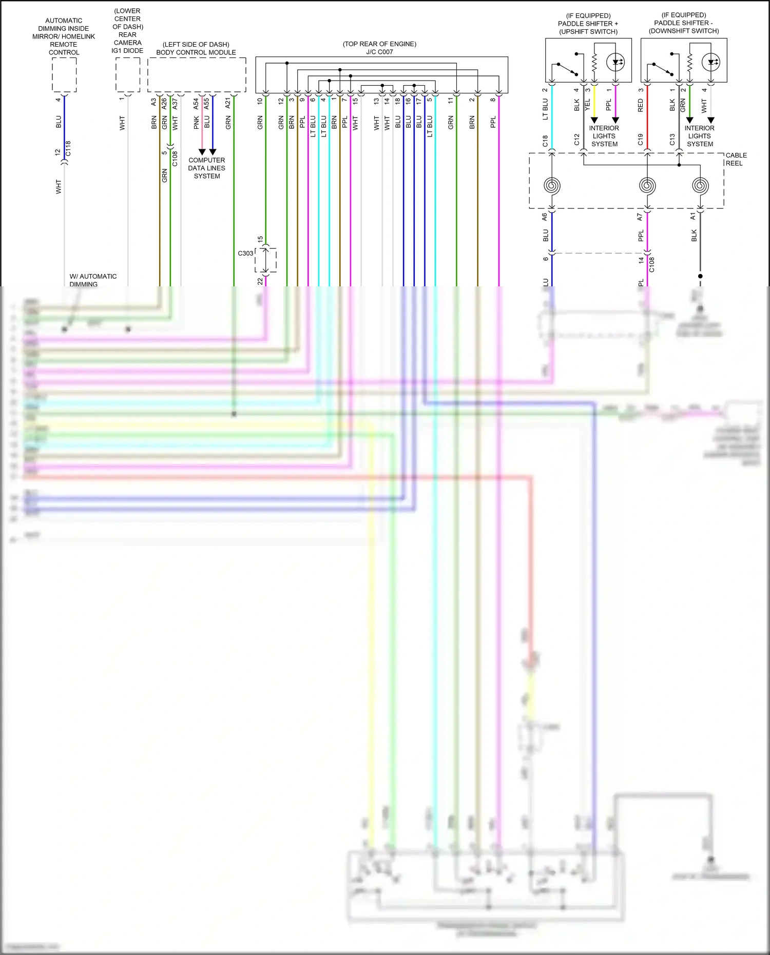 Wiring diagram computer data lines system for Honda Accord X facelift (2020-2023) (103 of 129)