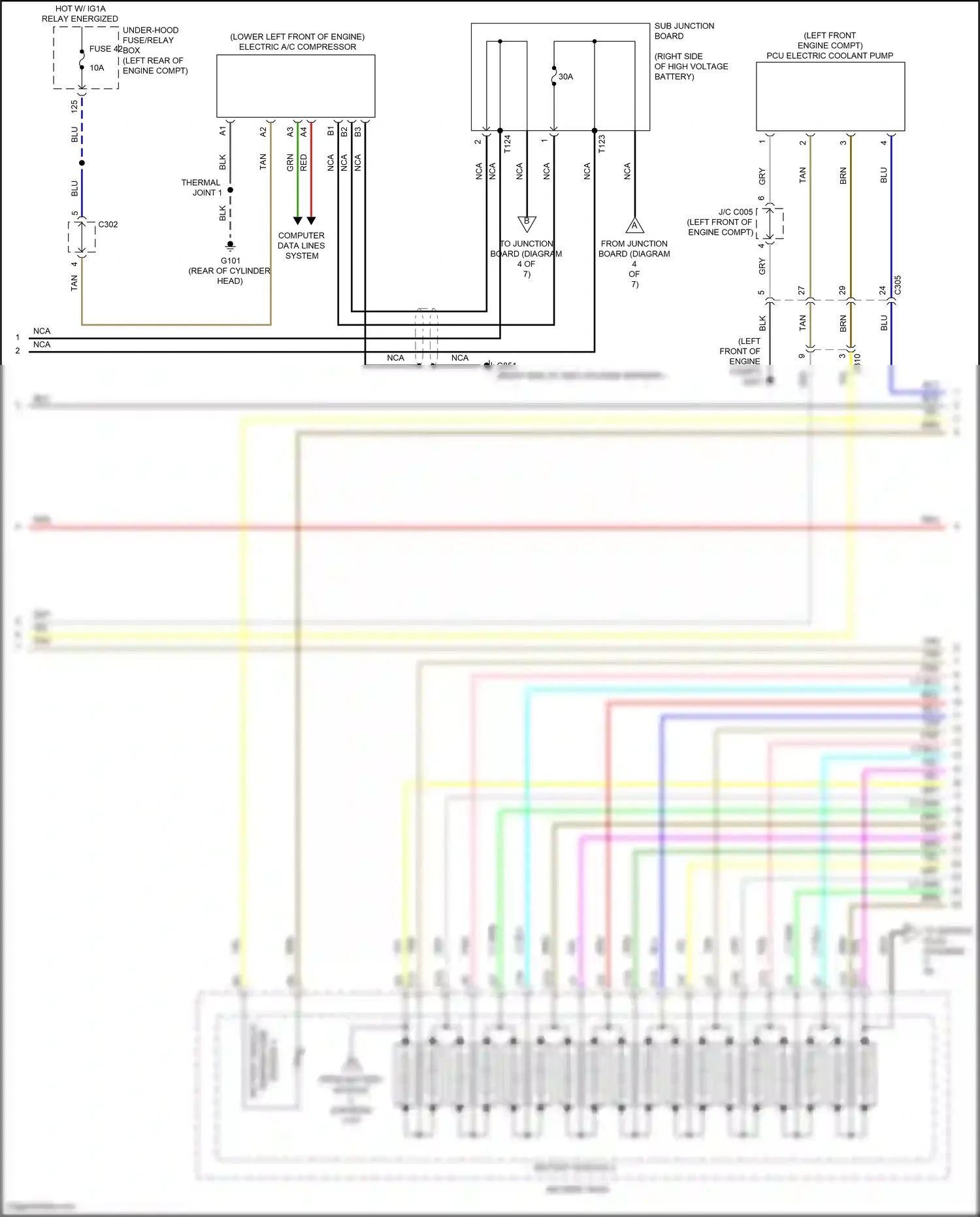 Wiring diagram computer data lines system for Honda Accord X facelift (2020-2023) (117 of 129)