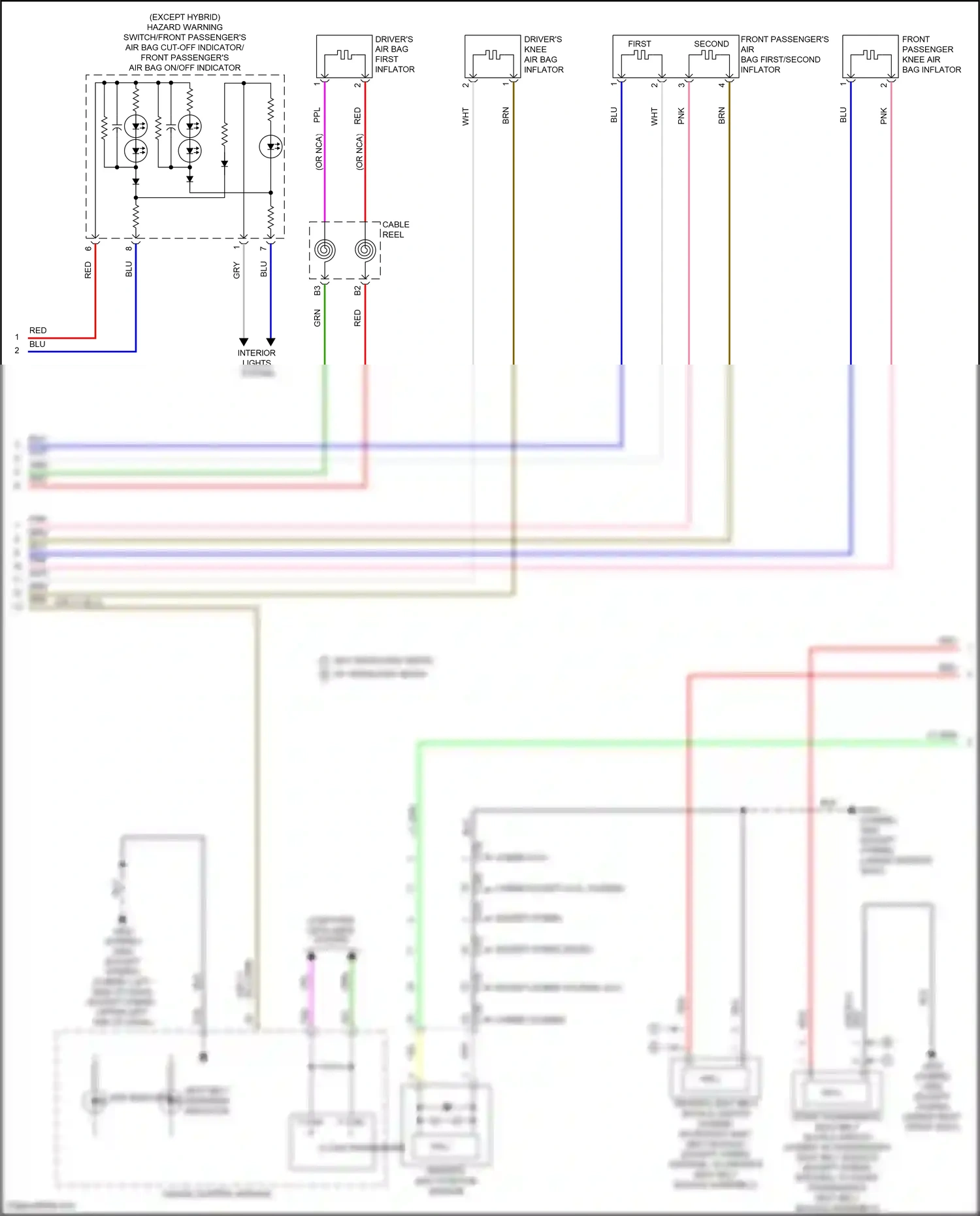 Wiring diagram computer data lines system for Honda Accord X facelift (2020-2023) (20 of 129)