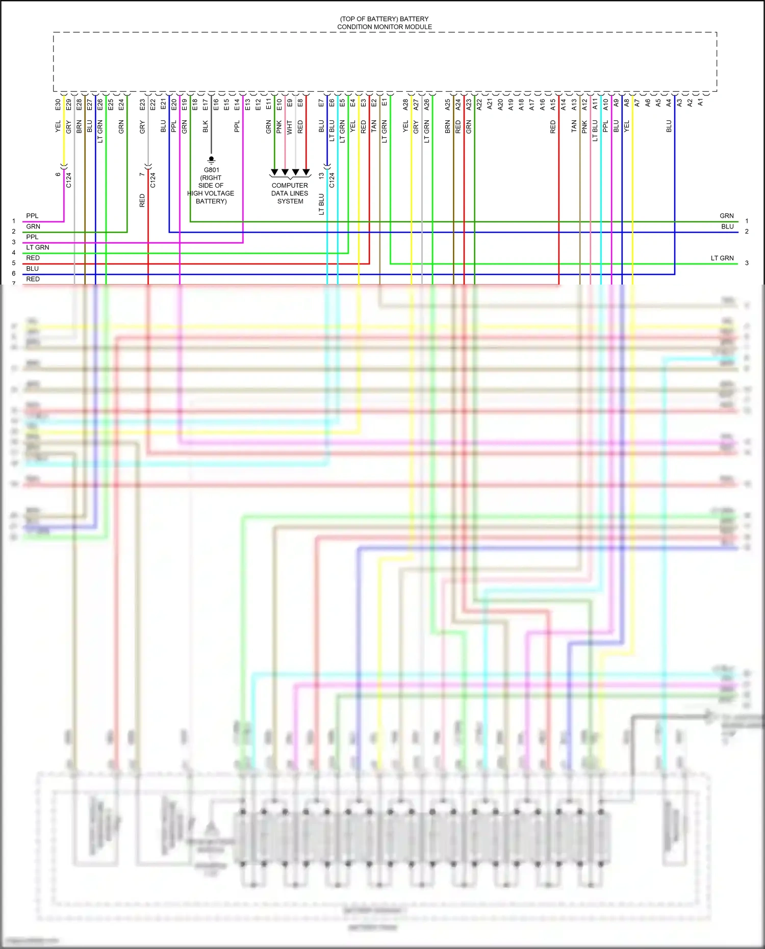 Wiring diagram computer data lines system for Honda Accord X facelift (2020-2023) (119 of 129)