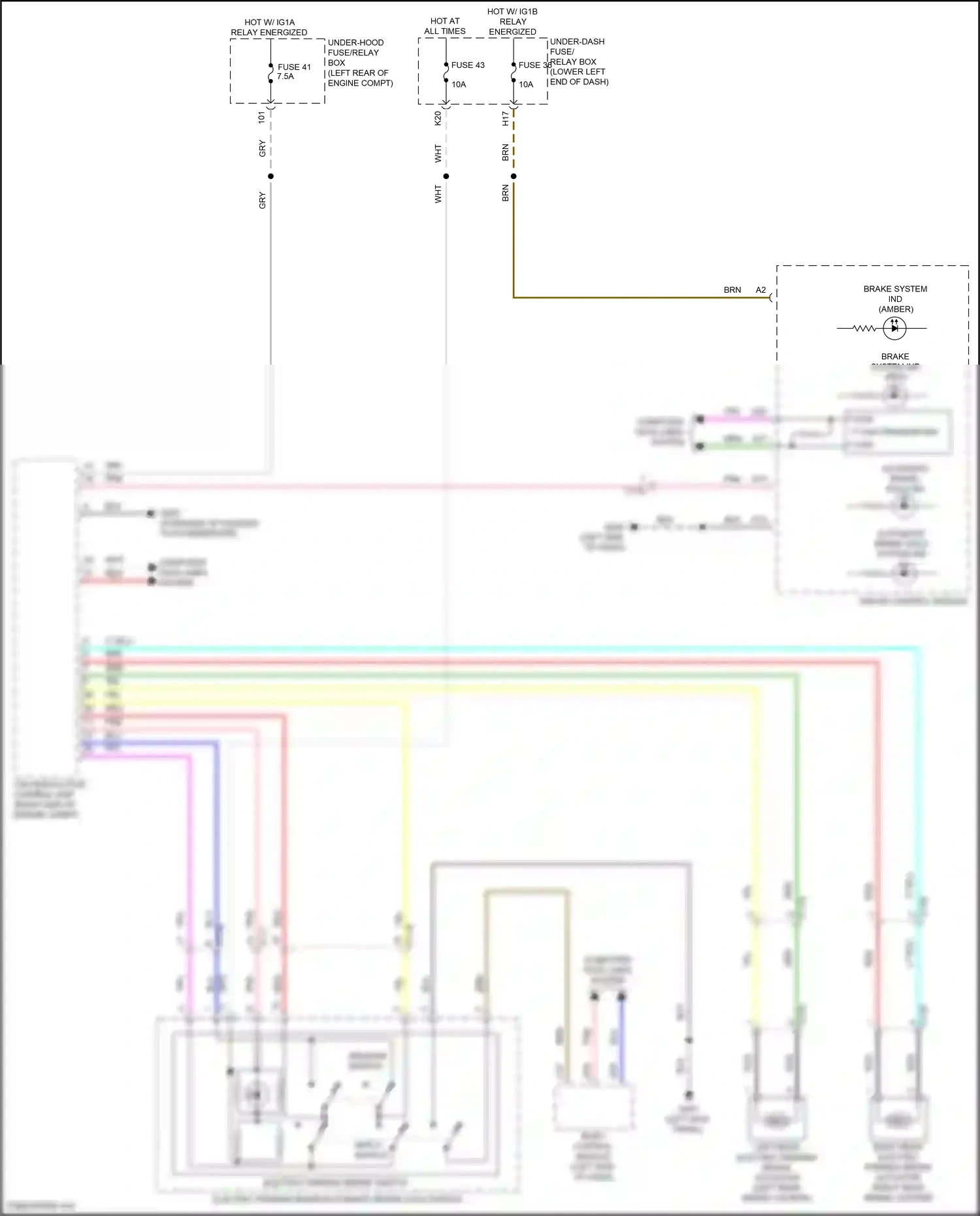 Wiring diagram computer data lines system for Honda Accord X facelift (2020-2023) (124 of 129)