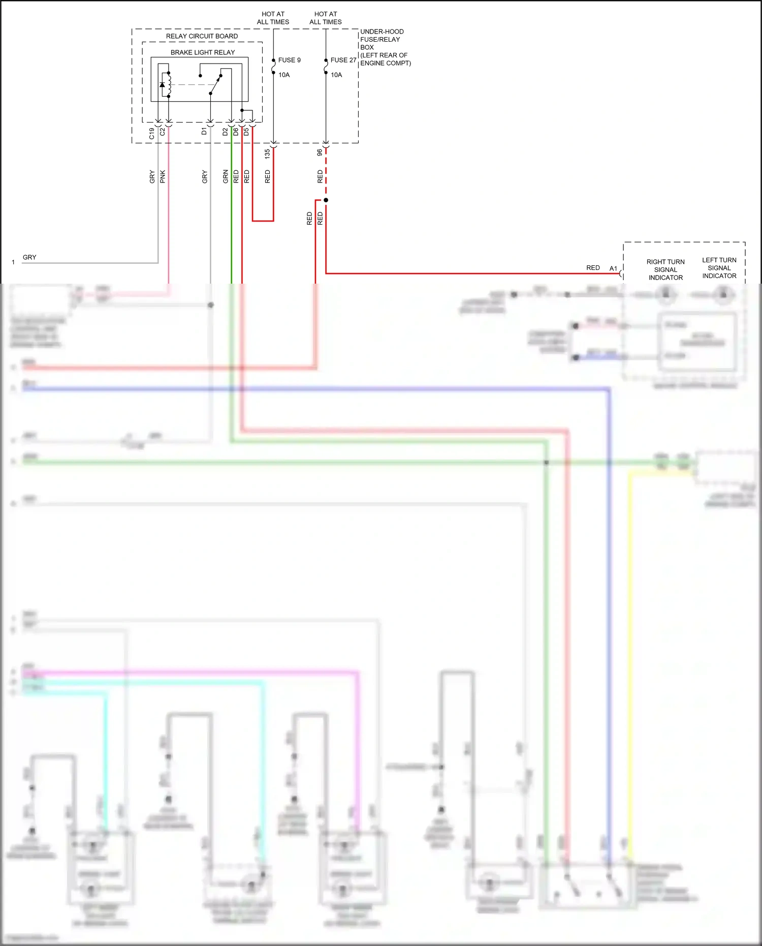 Wiring diagram computer data lines system for Honda Accord X facelift (2020-2023) (52 of 129)