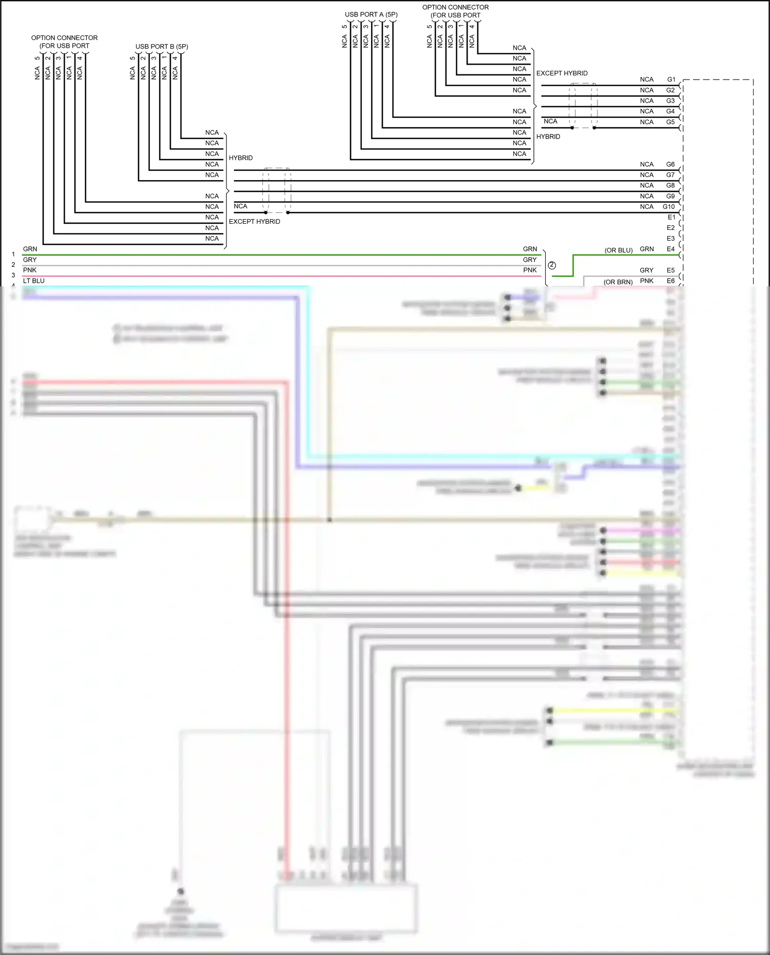 Wiring diagram computer data lines system for Honda Accord X facelift (2020-2023) (29 of 129)