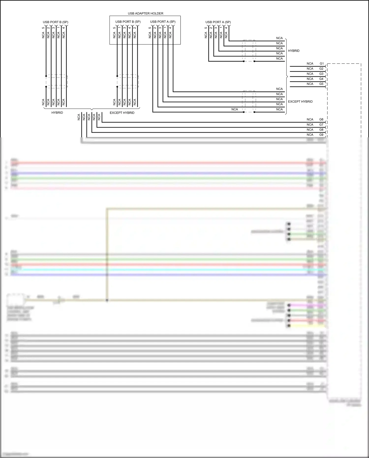 Wiring diagram computer data lines system for Honda Accord X facelift (2020-2023) (46 of 129)