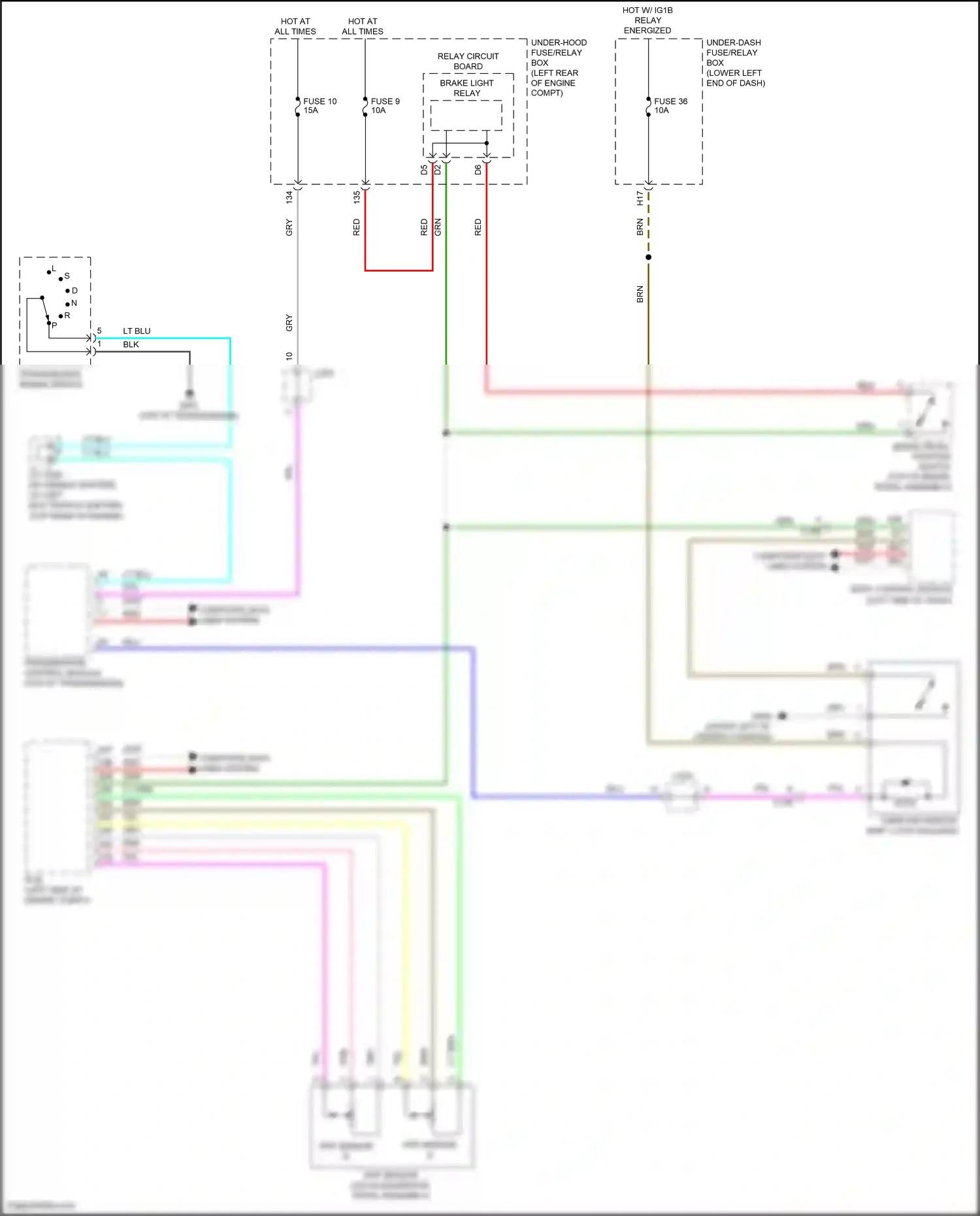 Wiring diagram computer data lines system for Honda Accord X facelift (2020-2023) (123 of 129)