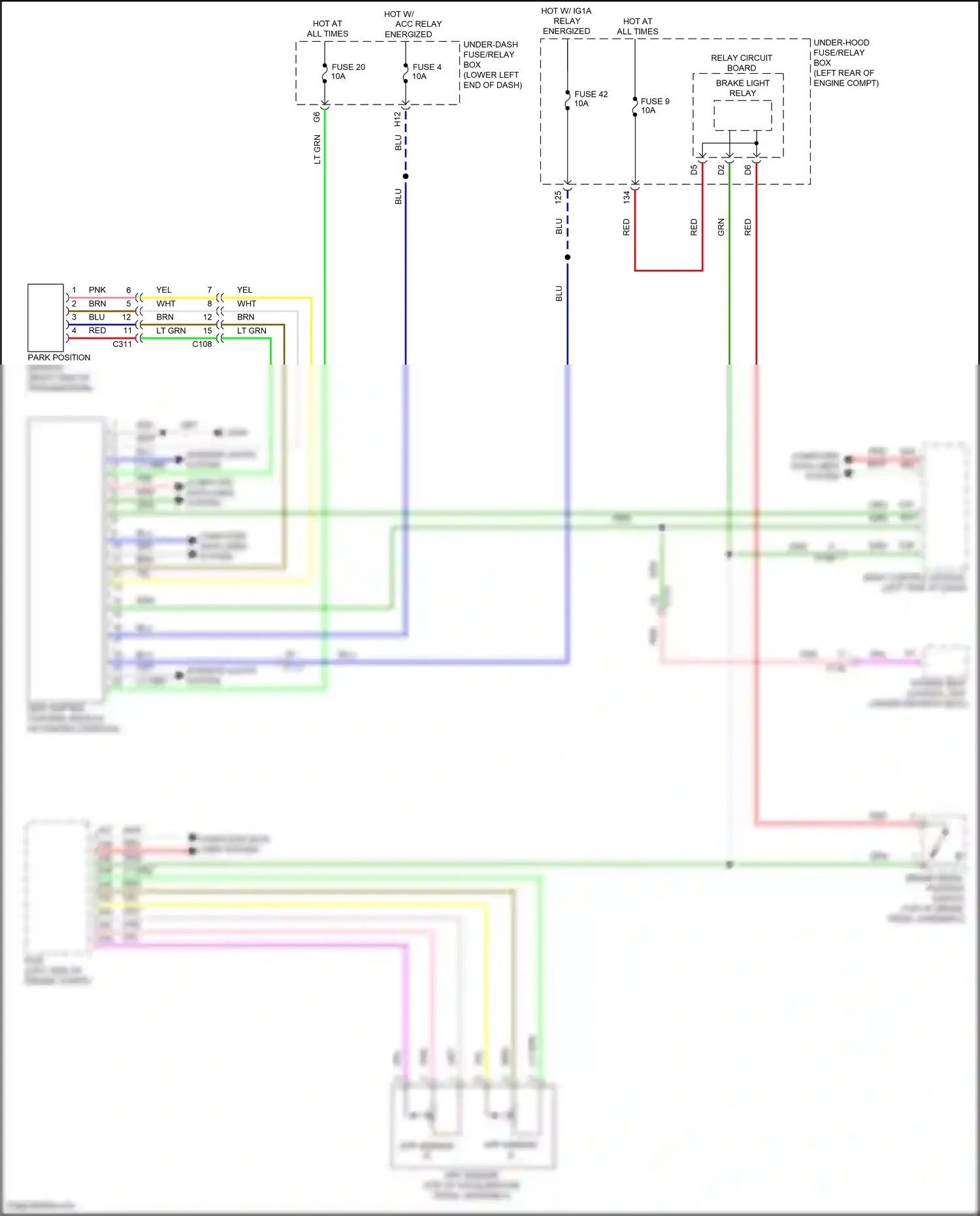Wiring diagram computer data lines system for Honda Accord X facelift (2020-2023) (125 of 129)