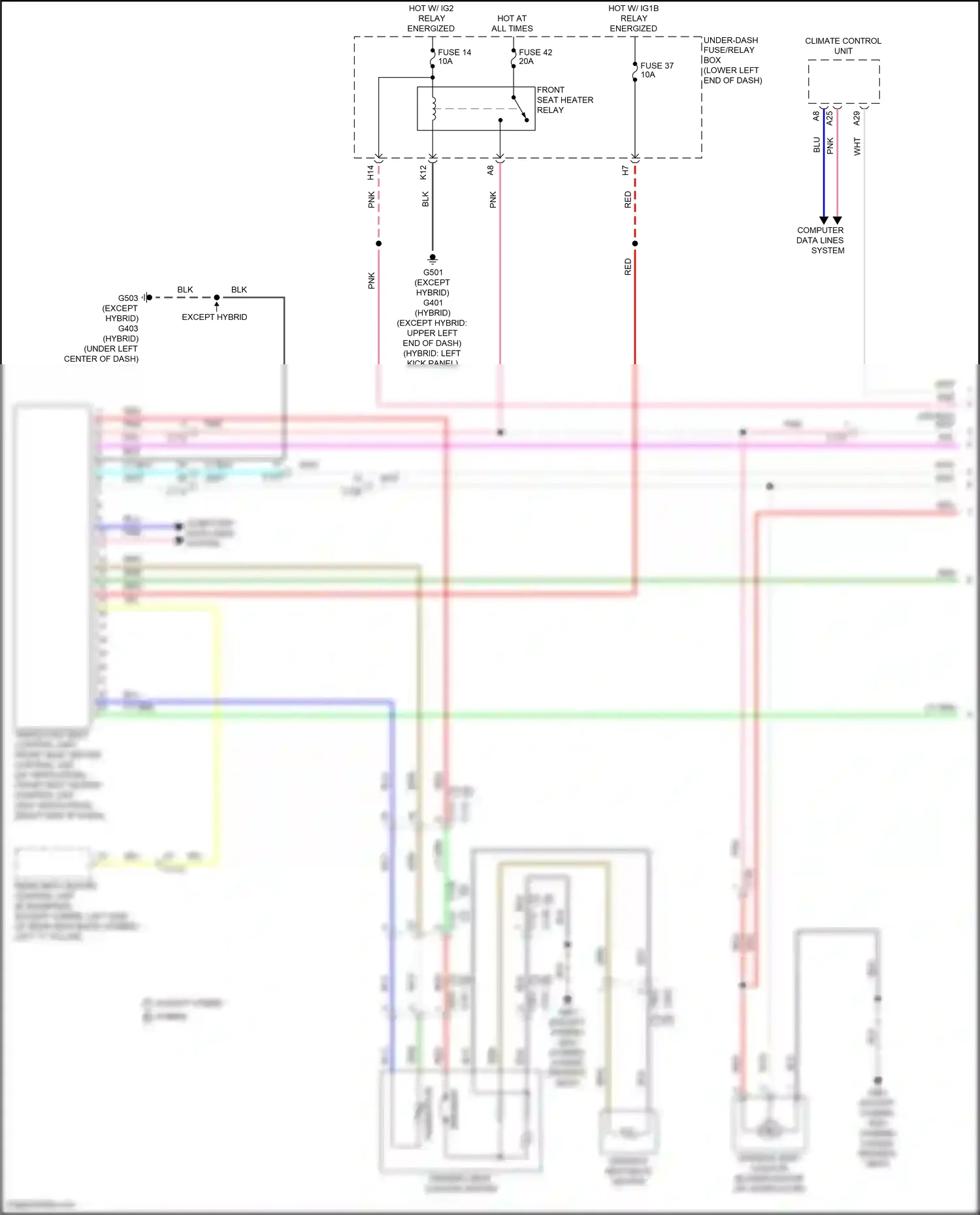 Wiring diagram computer data lines system for Honda Accord X facelift (2020-2023) (89 of 129)