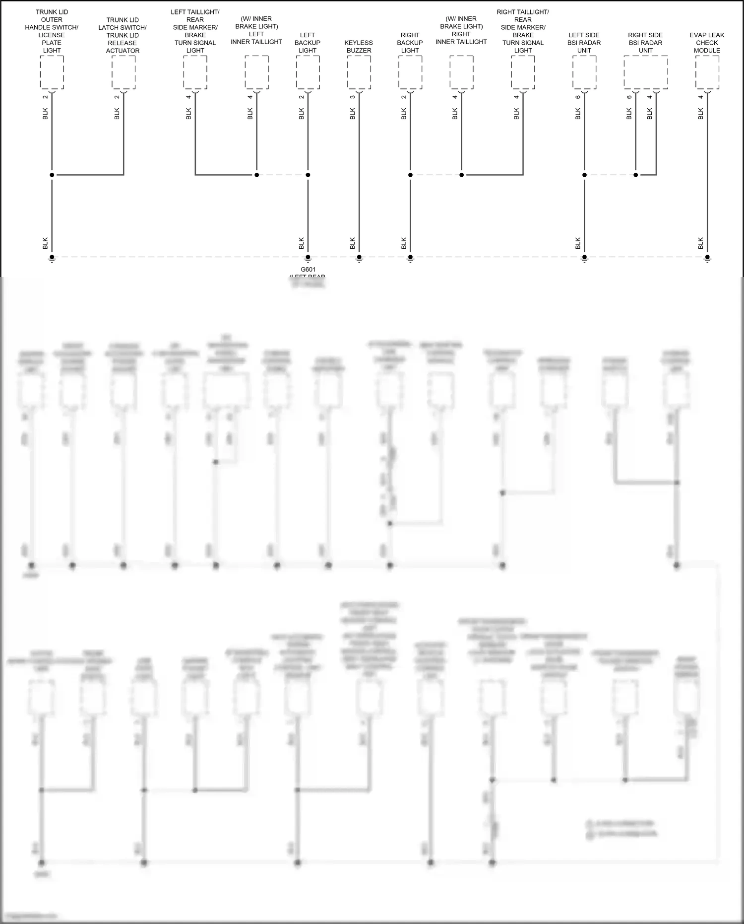 Wiring diagram front accessory power socket for Honda Accord X facelift (2020-2023) (2 of 4)