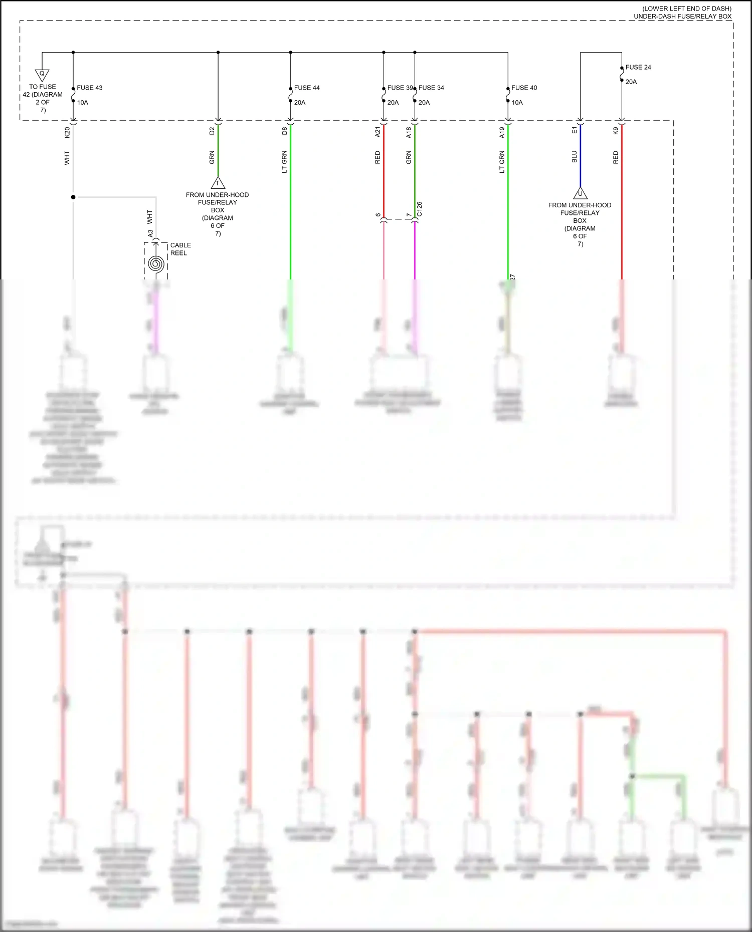 Wiring diagram multi-purpose camera unit for Honda Accord X facelift (2020-2023) (4 of 4)