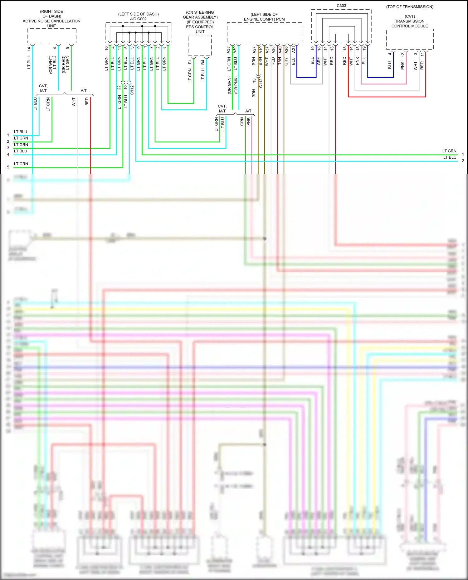 Wiring diagram multi-purpose camera unit for Honda Accord X facelift (2020-2023) (1 of 4)