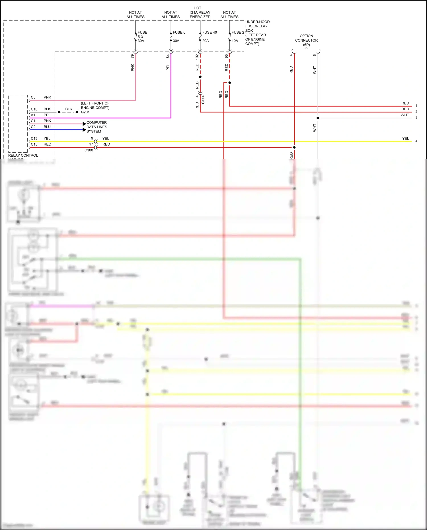 Wiring diagram relay control module for Honda Accord X facelift (2020-2023) (1 of 26)