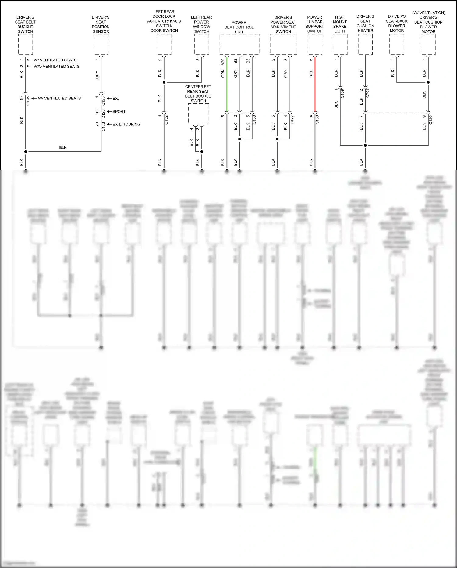 Wiring diagram relay control module for Honda Accord X facelift (2020-2023) (24 of 26)